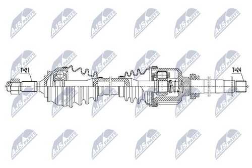 Вал приводной NTY NPW-CT-057