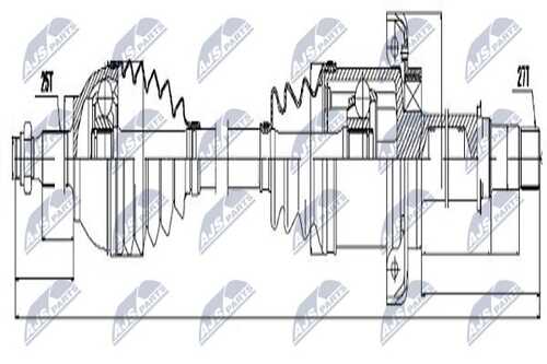 Привод в сборе mercedes a/b klasa кпп cvt 04-12 прав