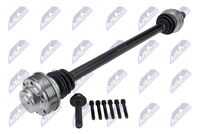 Полуось vw 4motion passat 14- arteon 17- tiguan 16- t-roc 17- skoda 4x4 superb iii 15- NTY NPW-VW-170