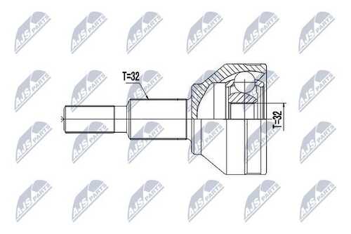 Шрус наружный dodge journey 08- fiat freemont 11- /front/rear/ NTY NPZ-CH-029