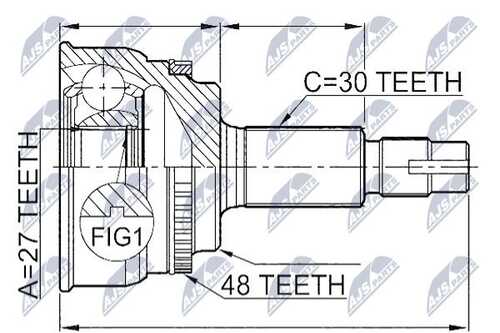 Шруc наружний NTY NPZ-TY-033