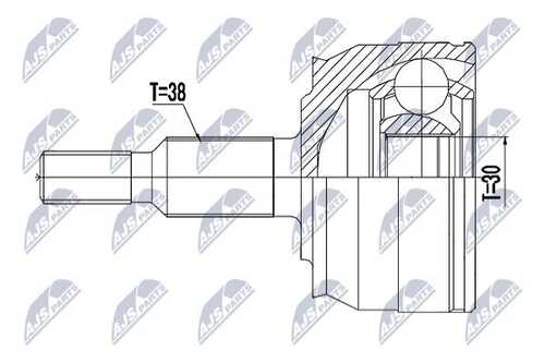 Шрус NTY NPZ-VW-041