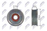 Ролик mazda 2 3 1.3/1.4/1.6 04.03-06.09 NTY RNK-MZ-015