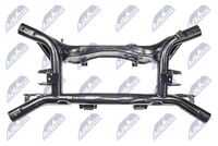 Подрамник зад. mitsubishi outlander ii 07- 4wd lancer 07- 4wd asx 07- 4wd /4100a033/ NTY ZRZ-MS-007