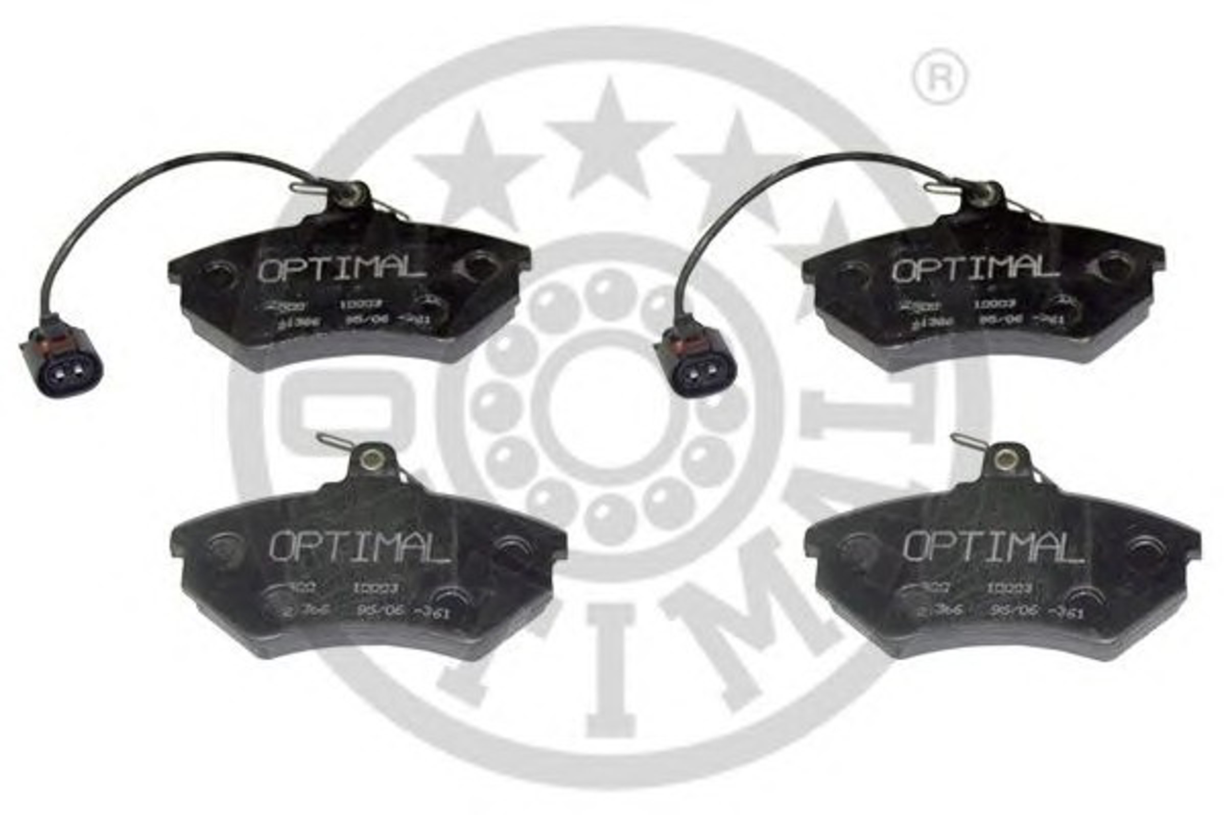 Колодки тормозные дисковые OPTIMAL 10003