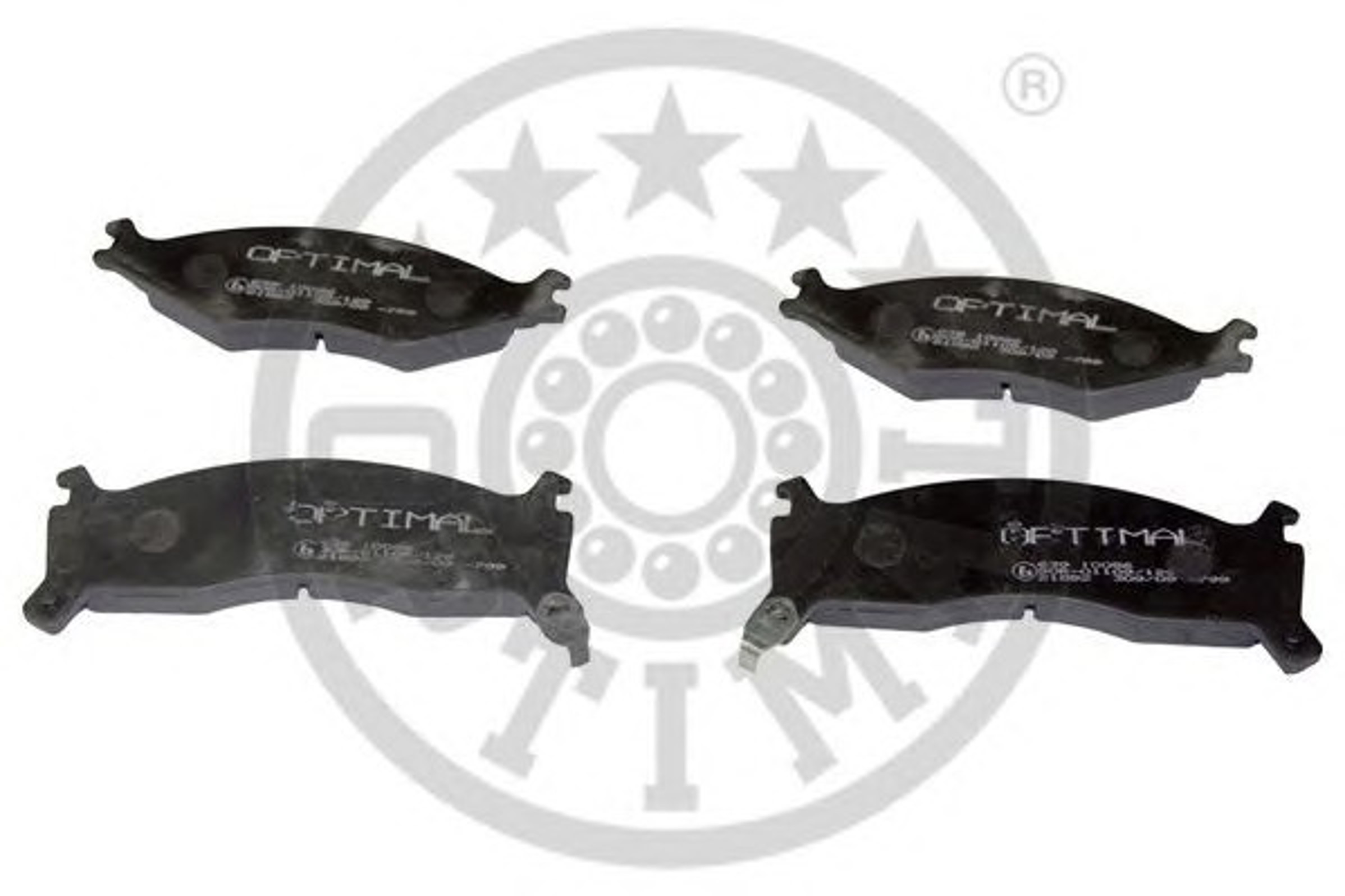Колодки тормозные дисковые OPTIMAL 10086