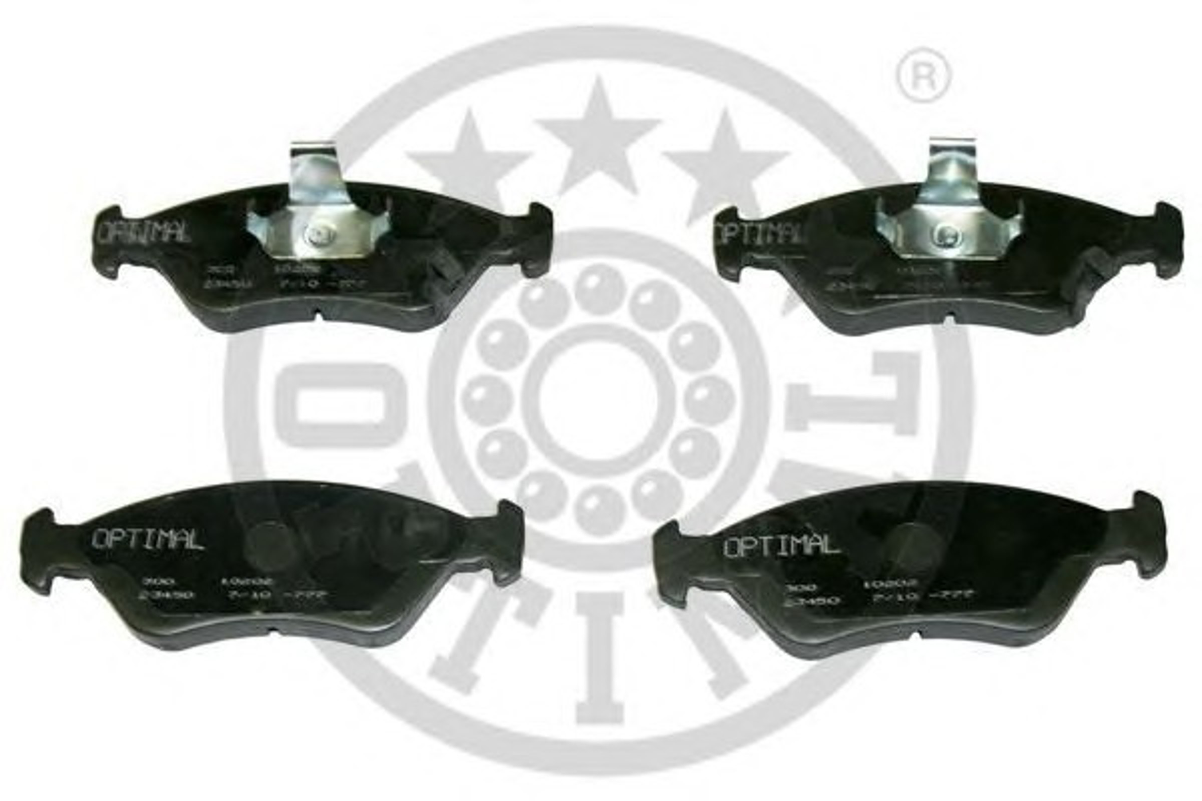Колодки тормозные дисковые OPTIMAL 10202