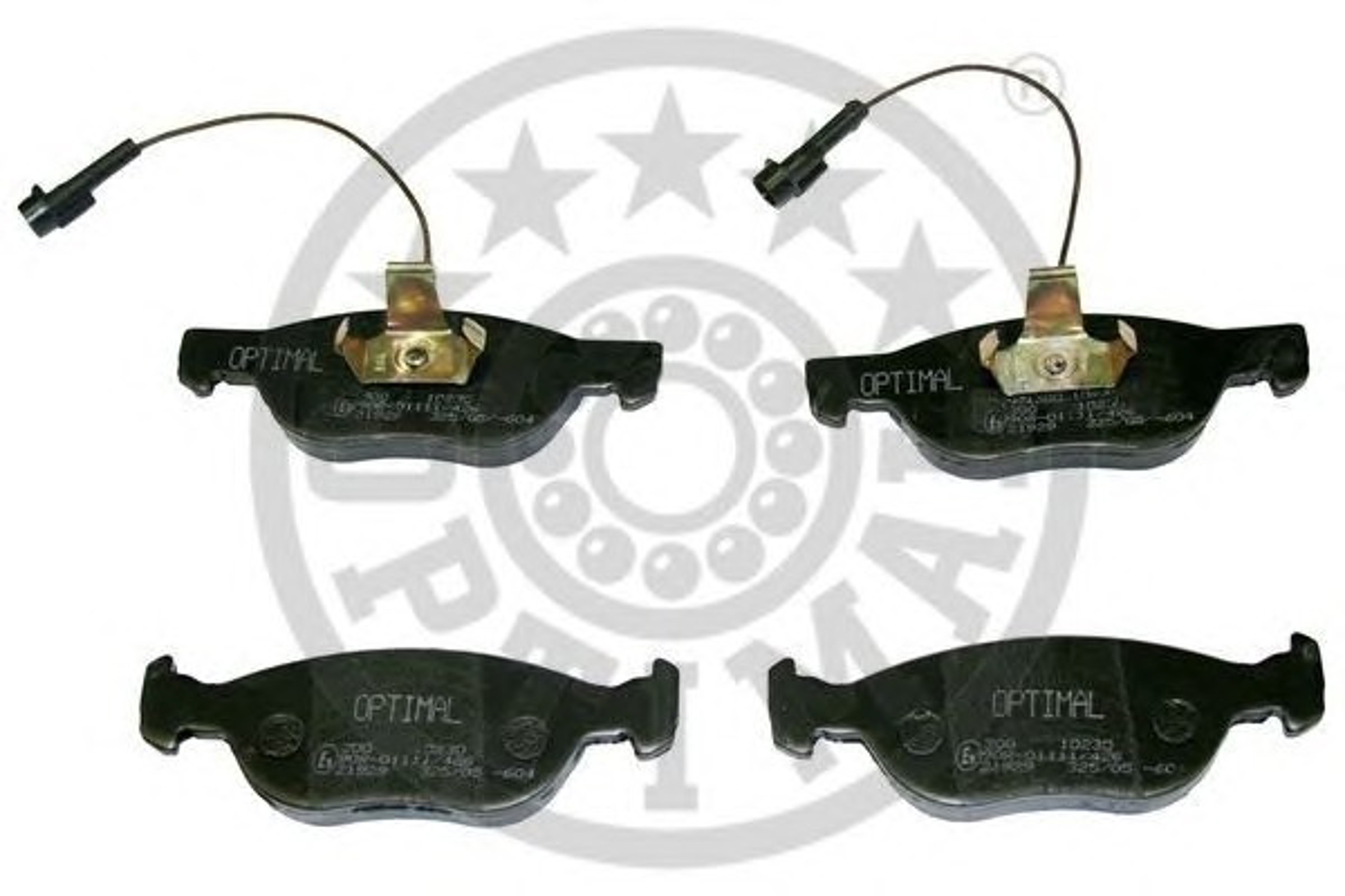 Колодки тормозные дисковые OPTIMAL 10230