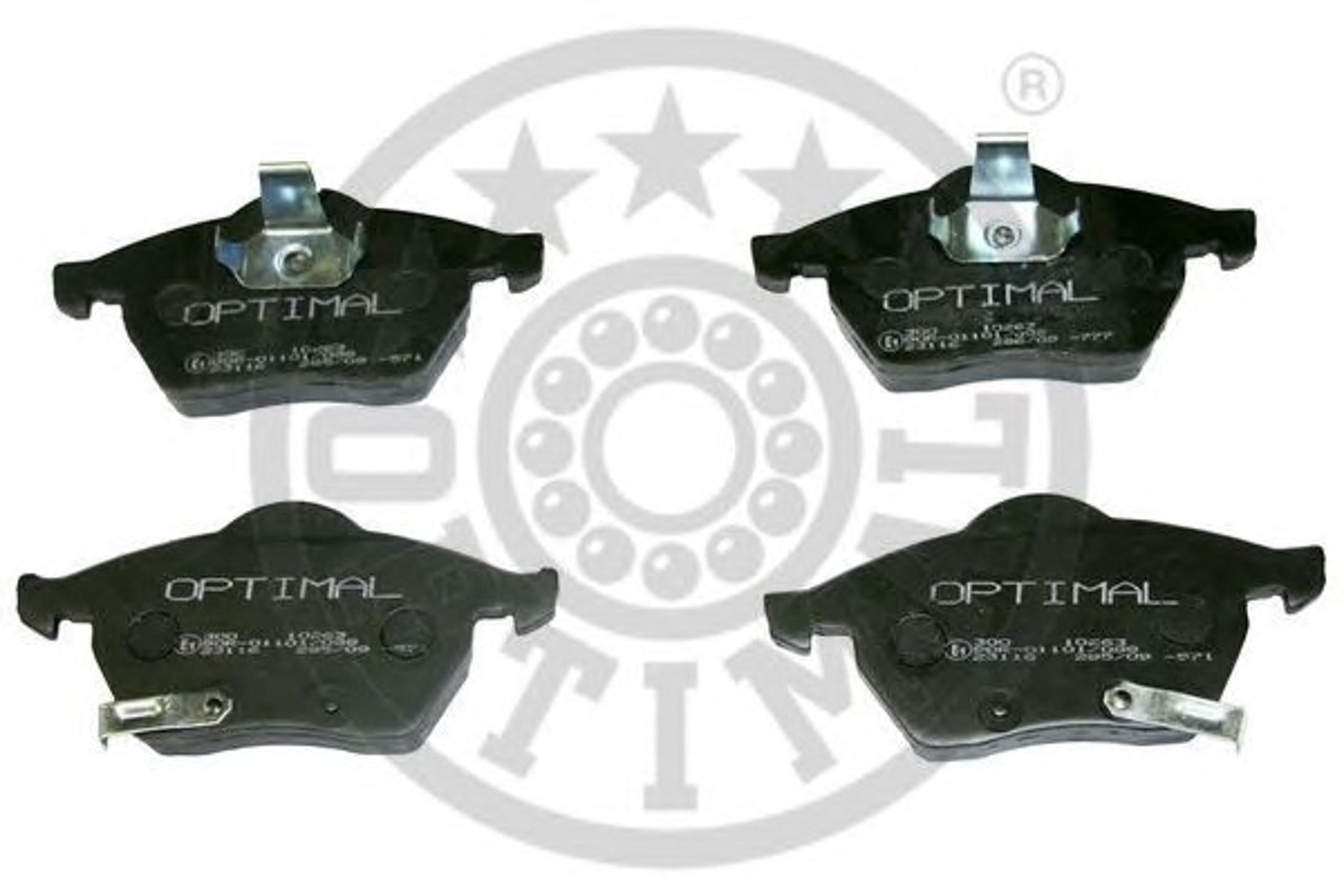 Колодки тормозные дисковые OPTIMAL 10263