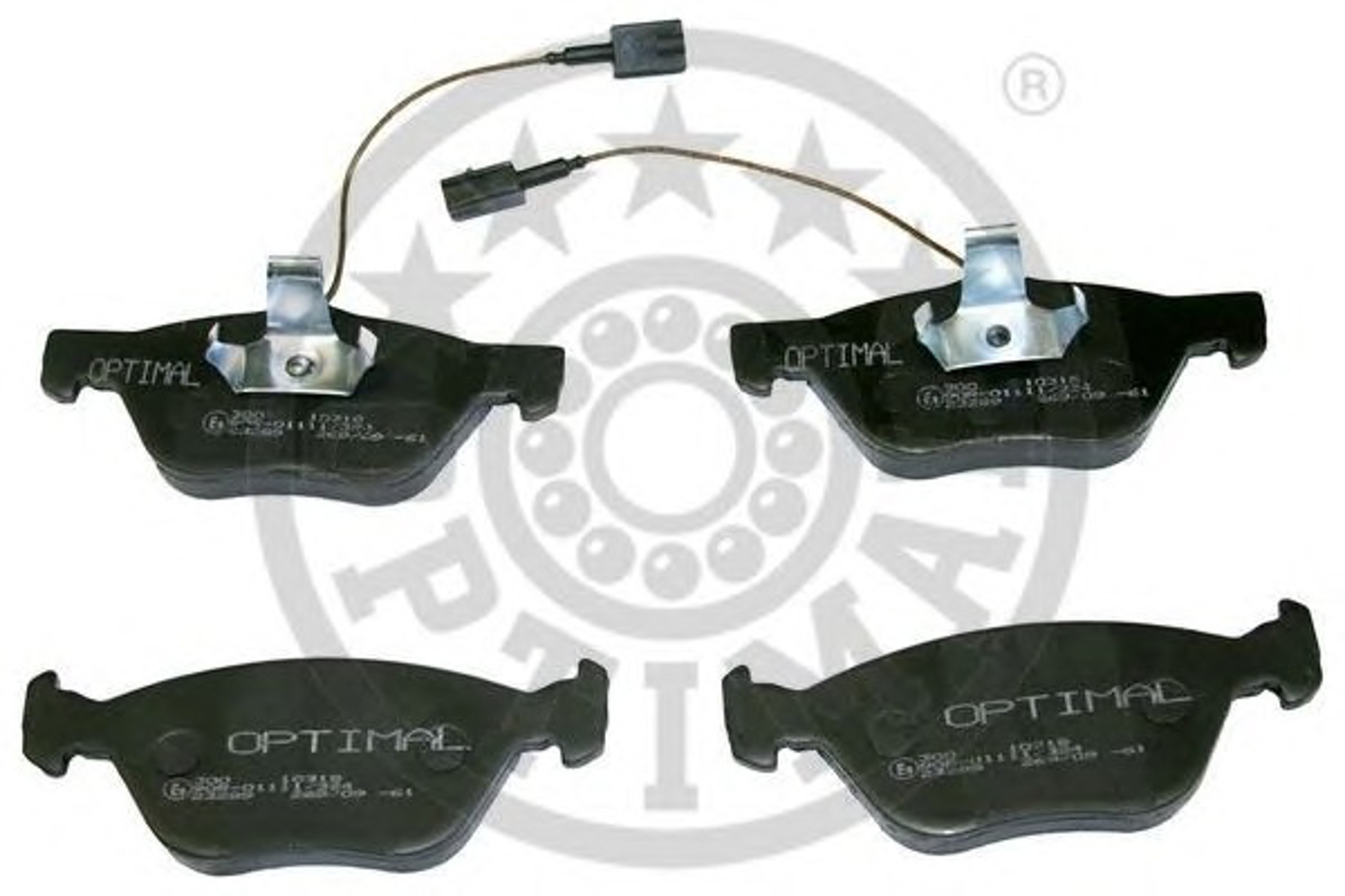 Колодки тормозные дисковые OPTIMAL 10318