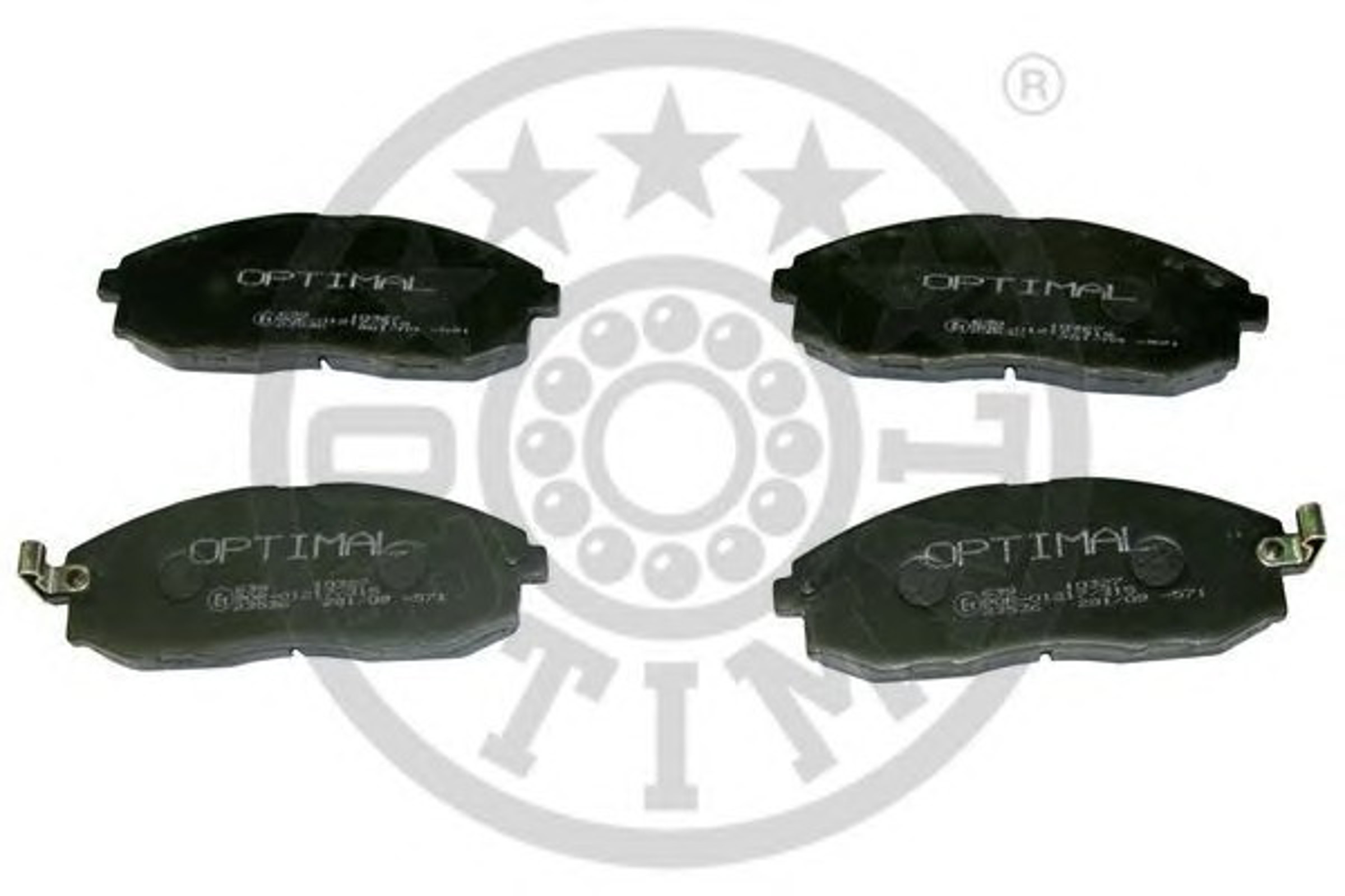 Колодки тормозные дисковые OPTIMAL 10327