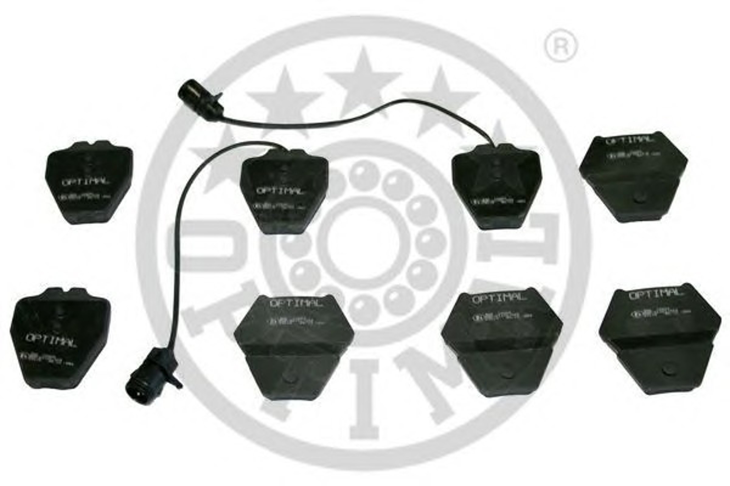 Колодки тормозные дисковые OPTIMAL 10483