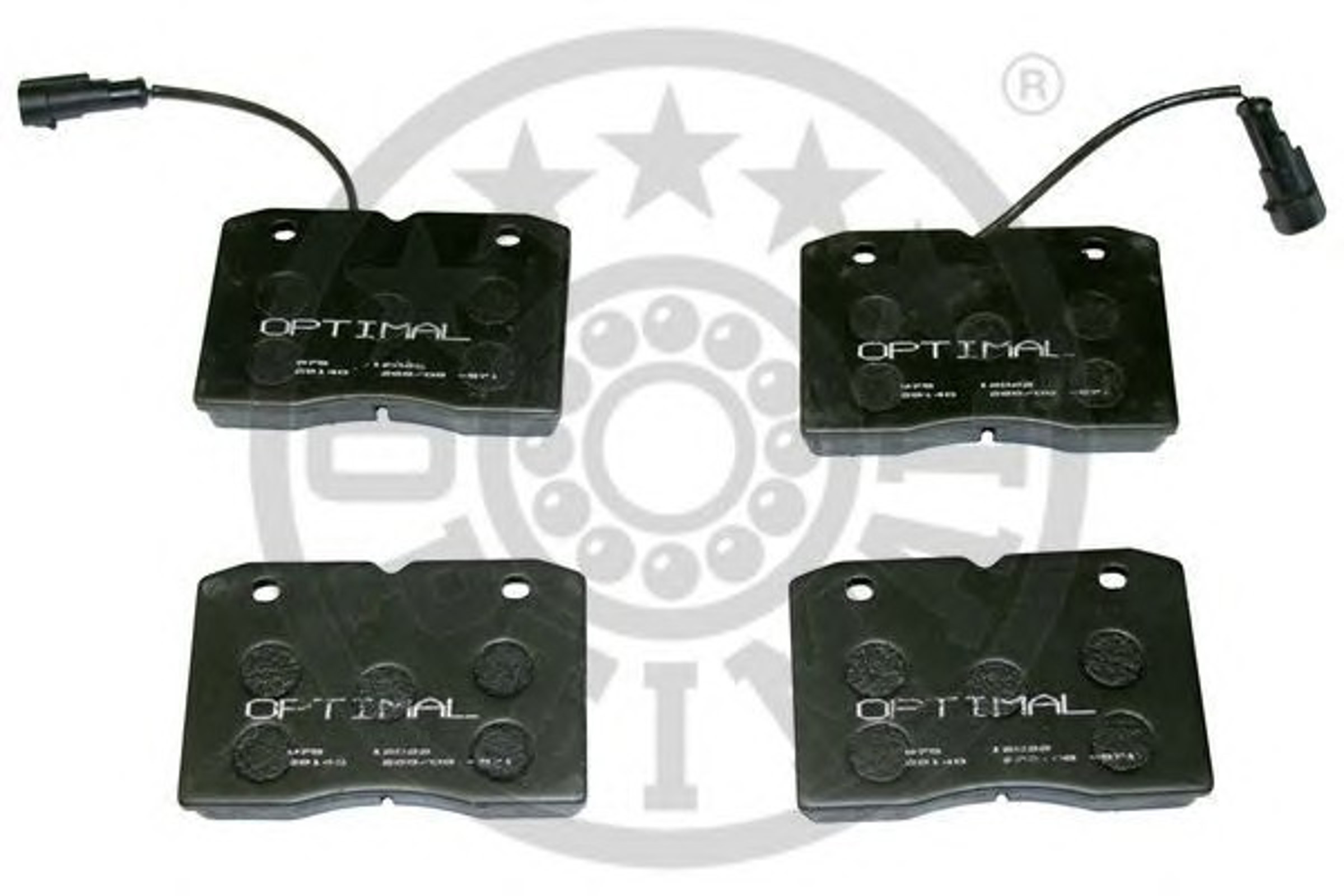 Колодки тормозные дисковые OPTIMAL 12022