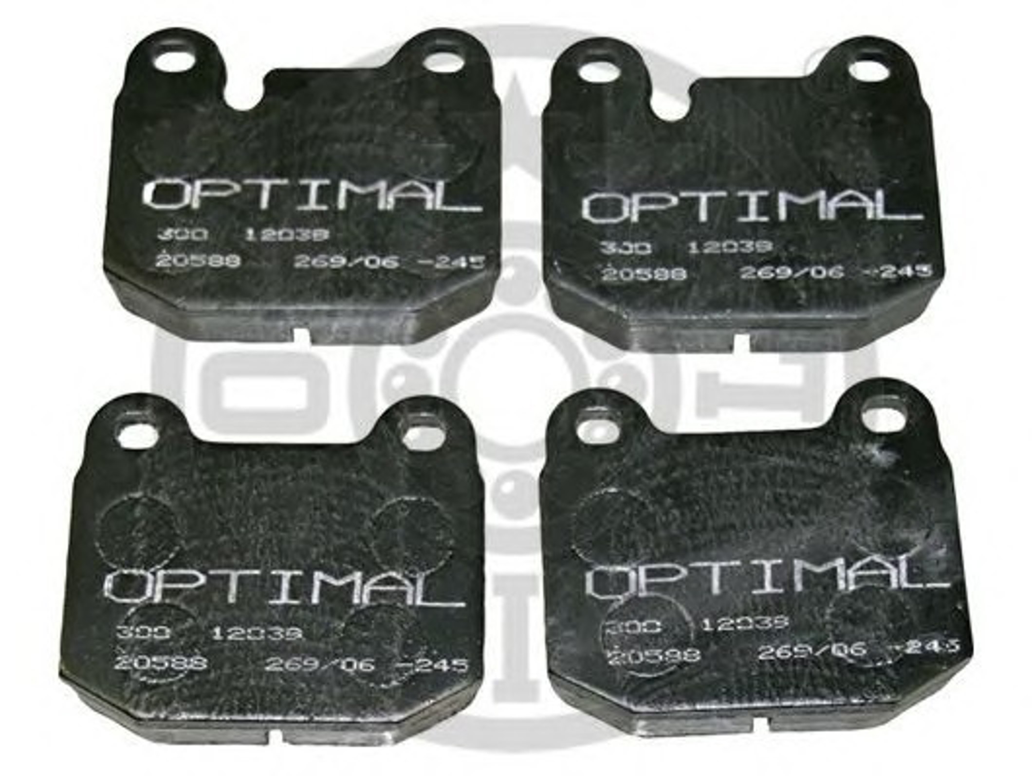 Колодки тормозные дисковые OPTIMAL 12039