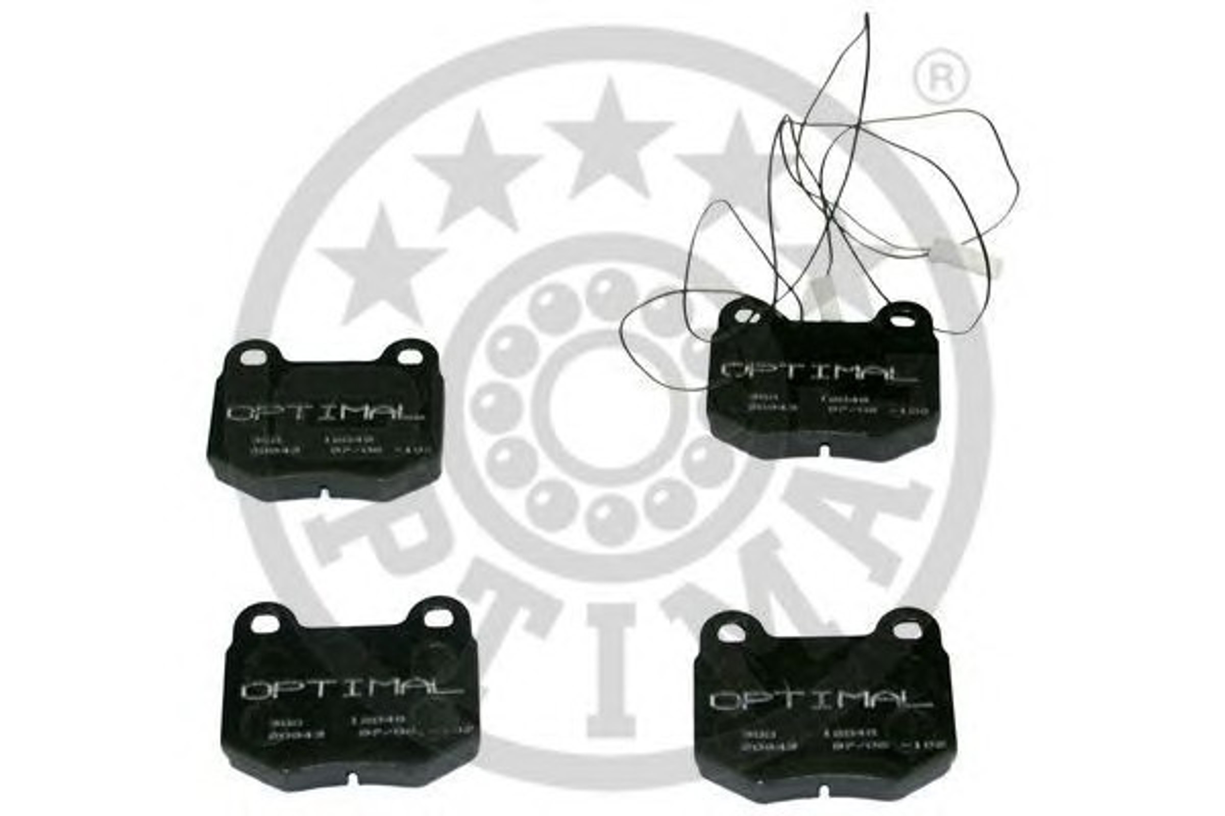 Колодки тормозные дисковые OPTIMAL 12048