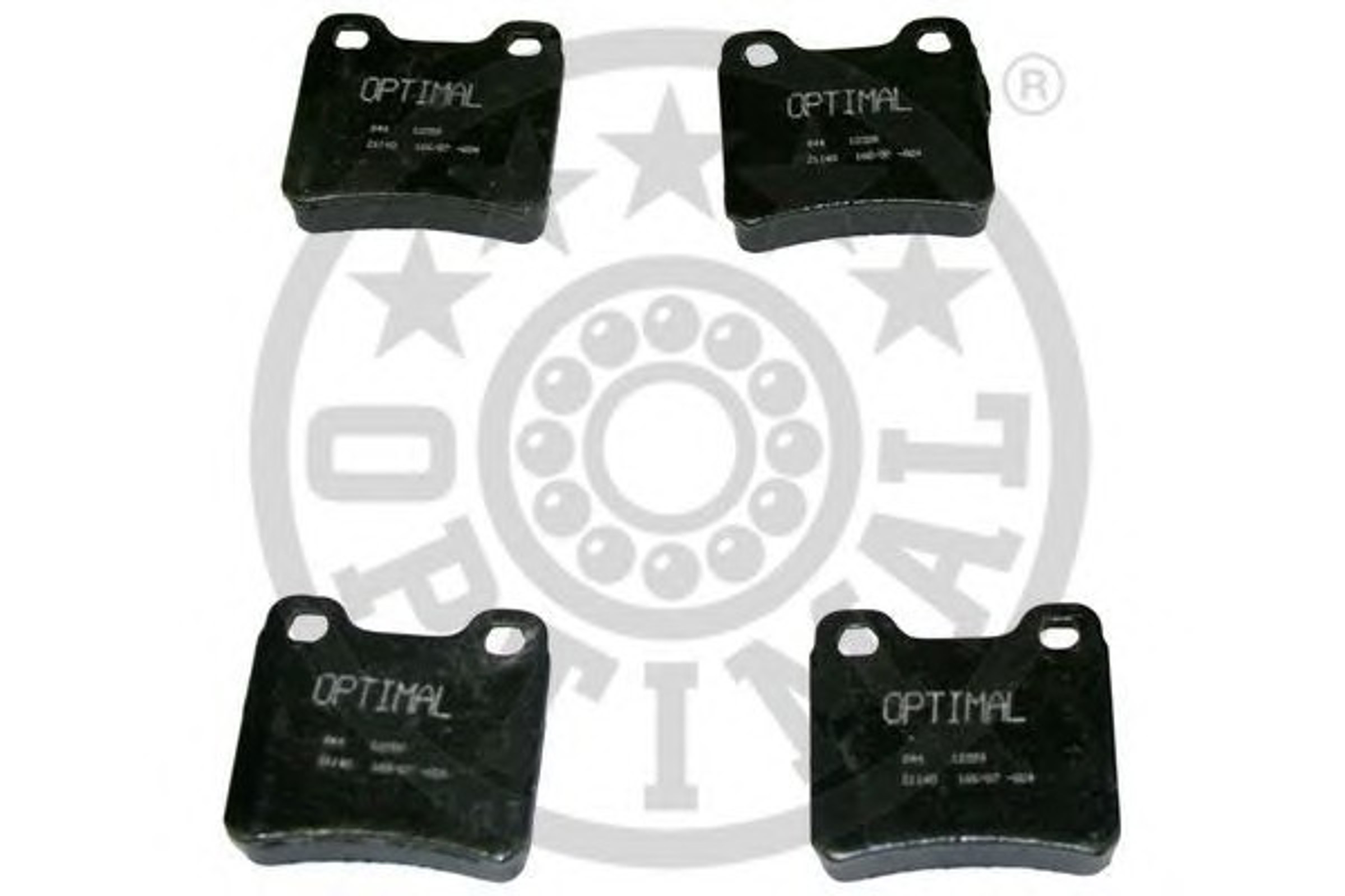 Колодки тормозные дисковые OPTIMAL 12059