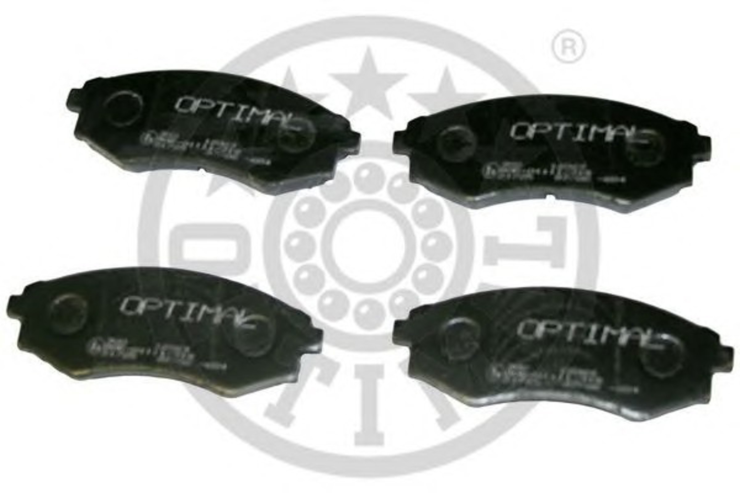 Колодки тормозные дисковые OPTIMAL 12063