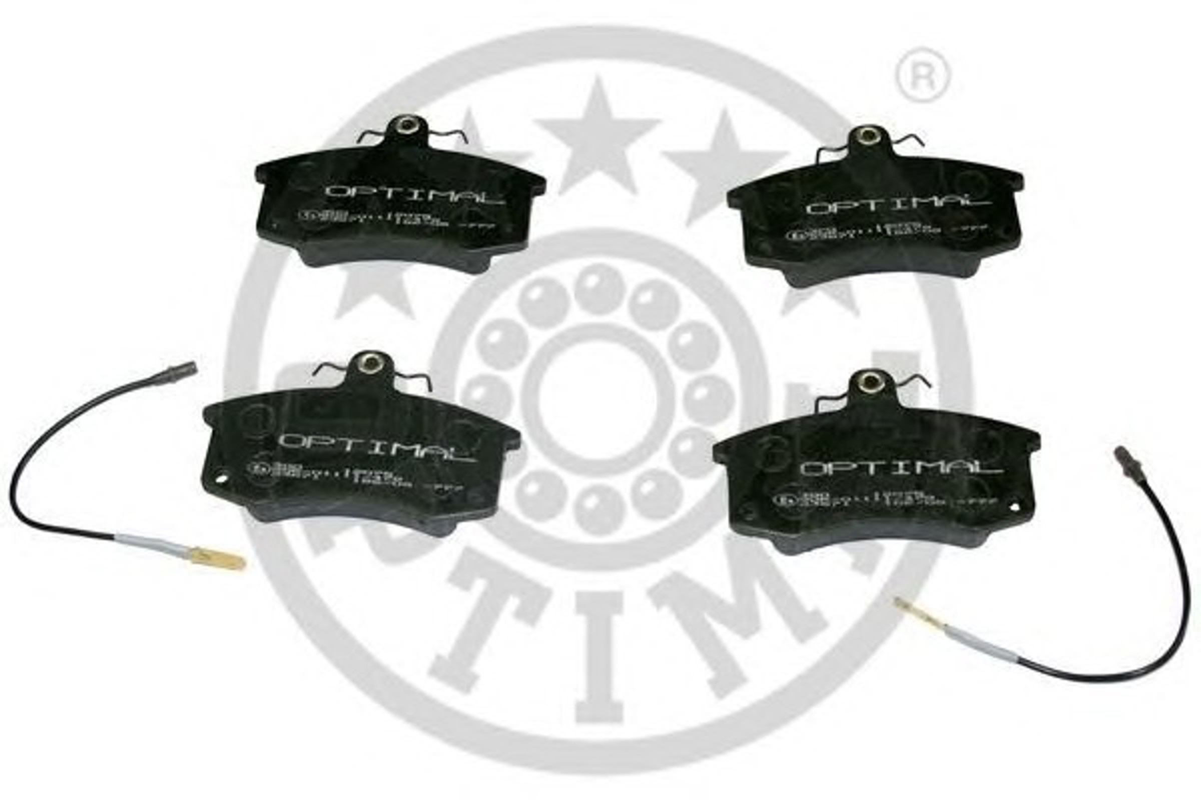 Колодки тормозные дисковые OPTIMAL 12075