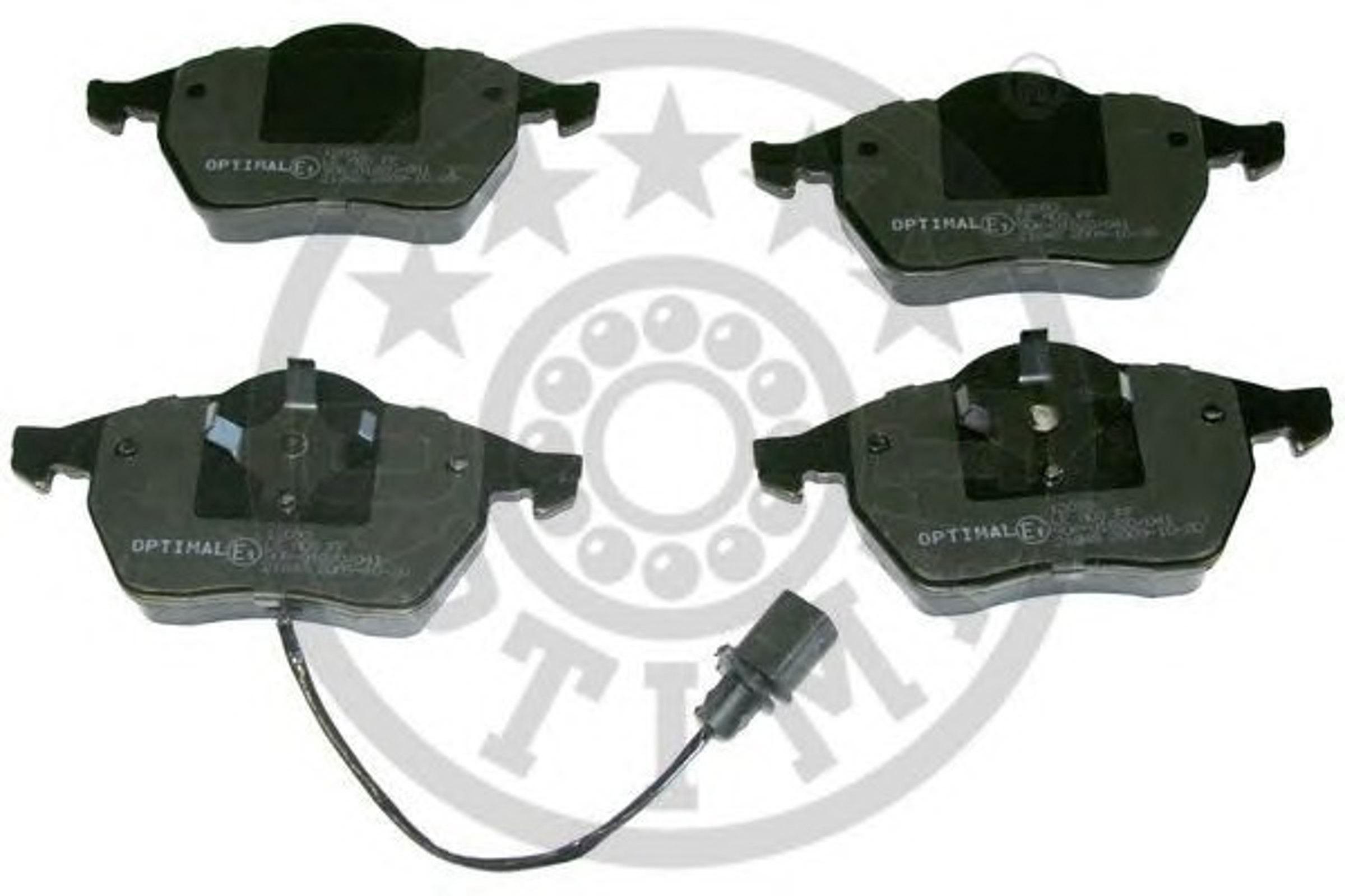 Колодки тормозные дисковые OPTIMAL 12093