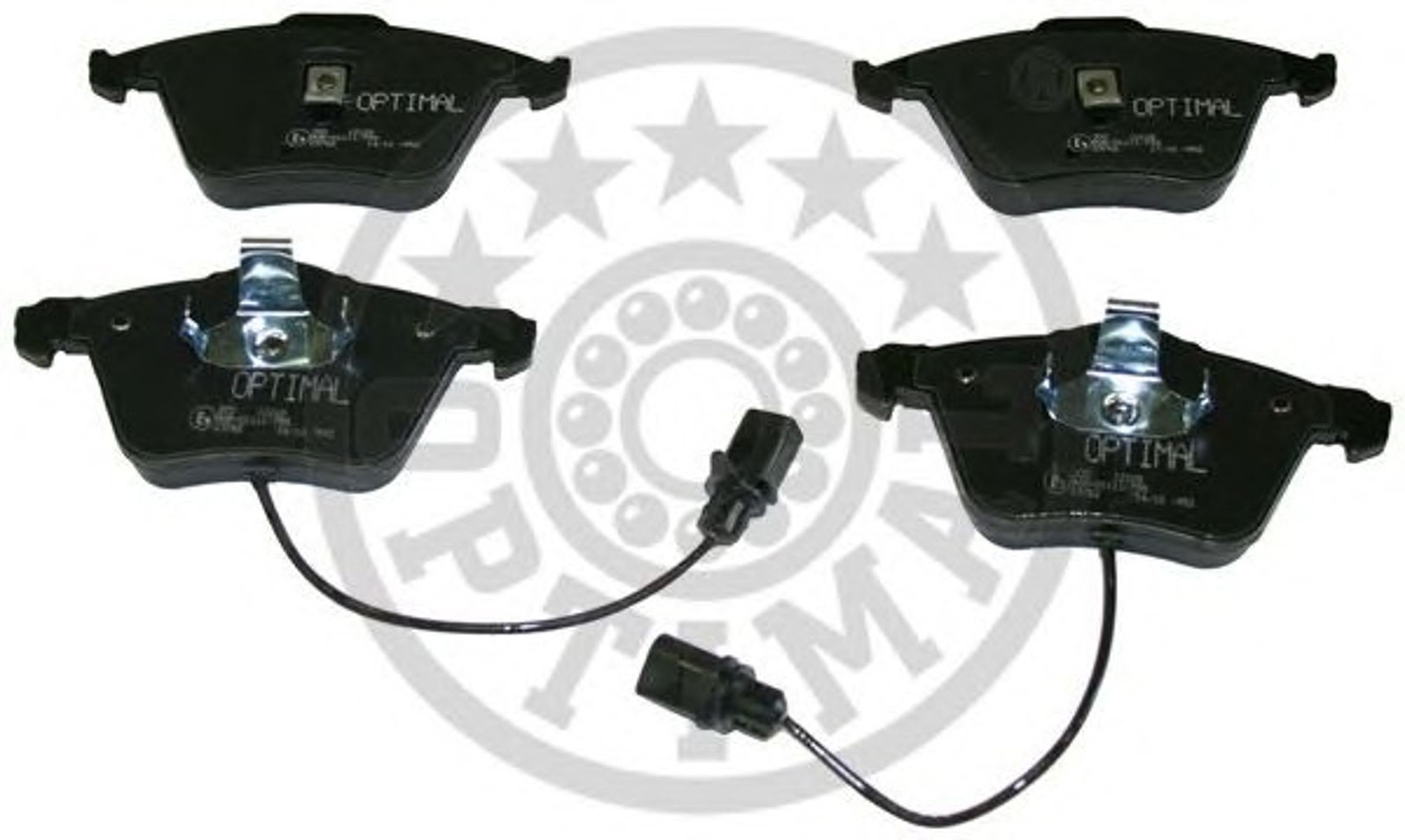 Колодки тормозные дисковые OPTIMAL 12128