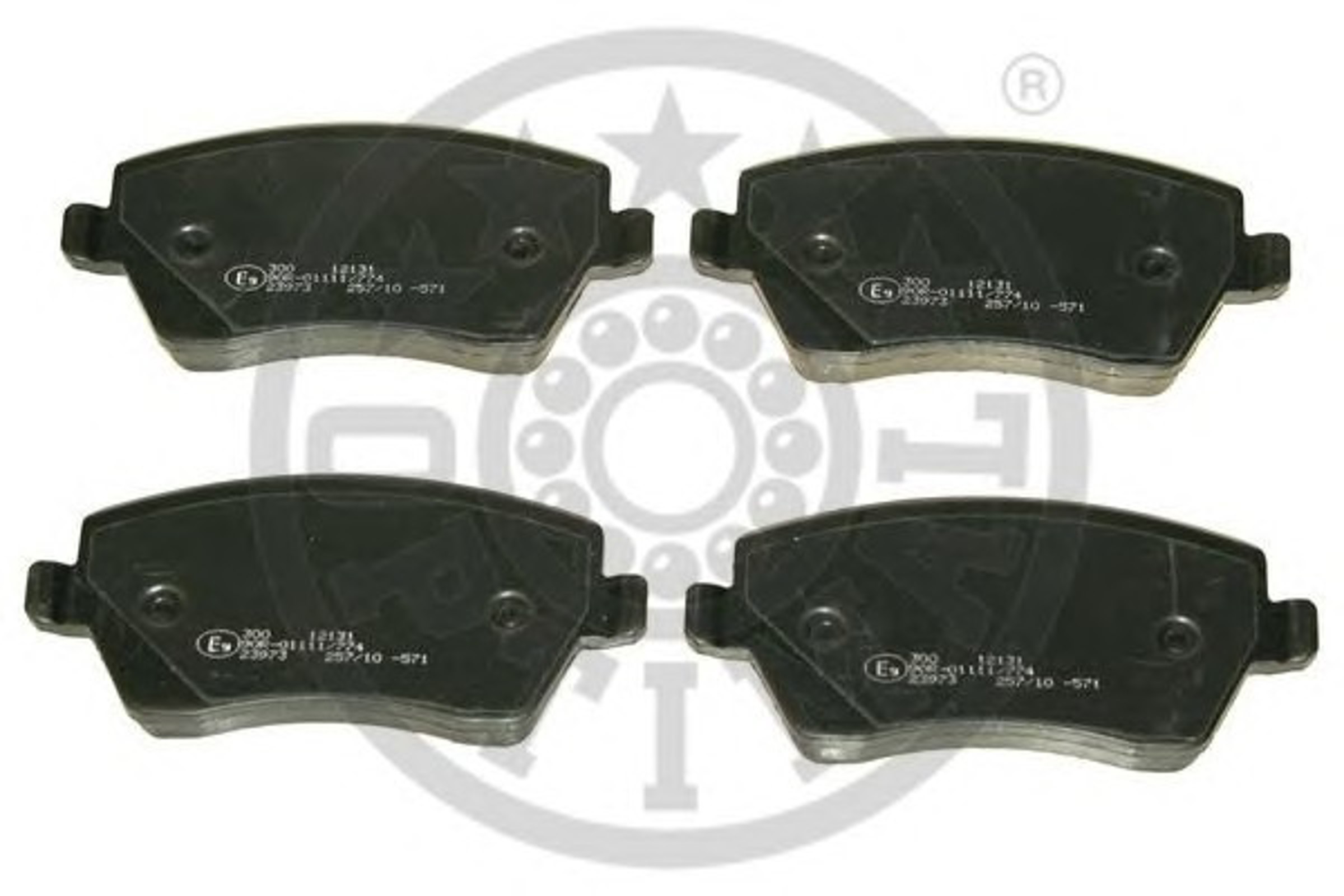Колодки тормозные дисковые OPTIMAL 12131