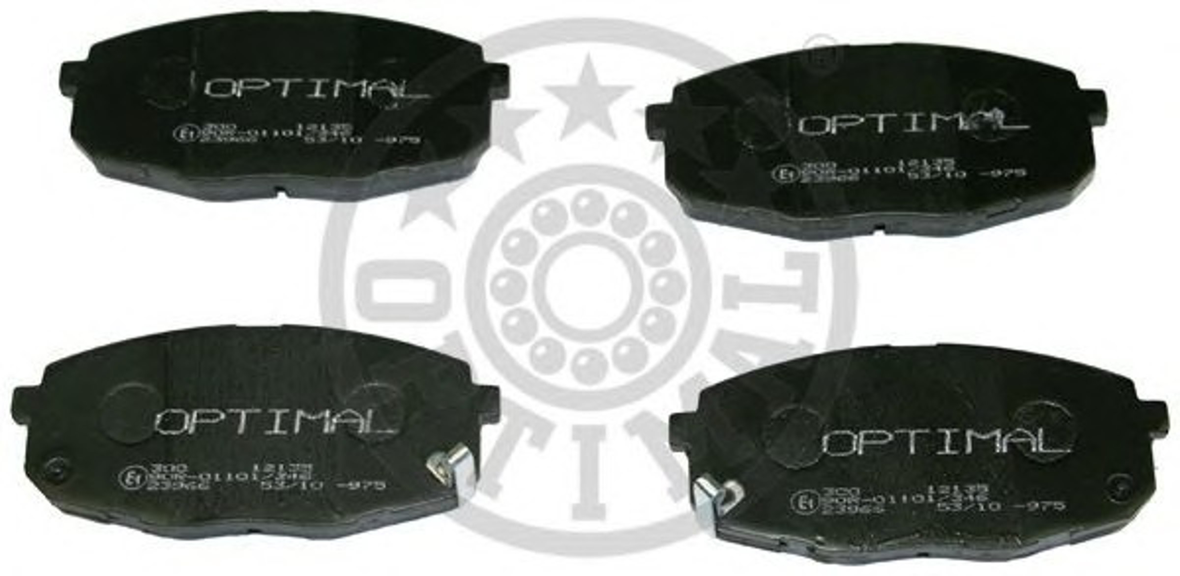 Колодки тормозные дисковые OPTIMAL 12135
