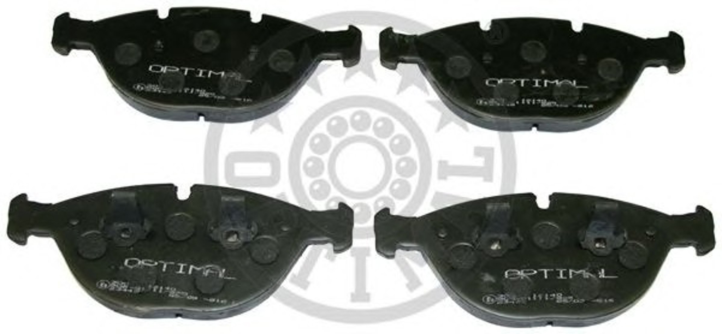 Колодки тормозные дисковые OPTIMAL 12140