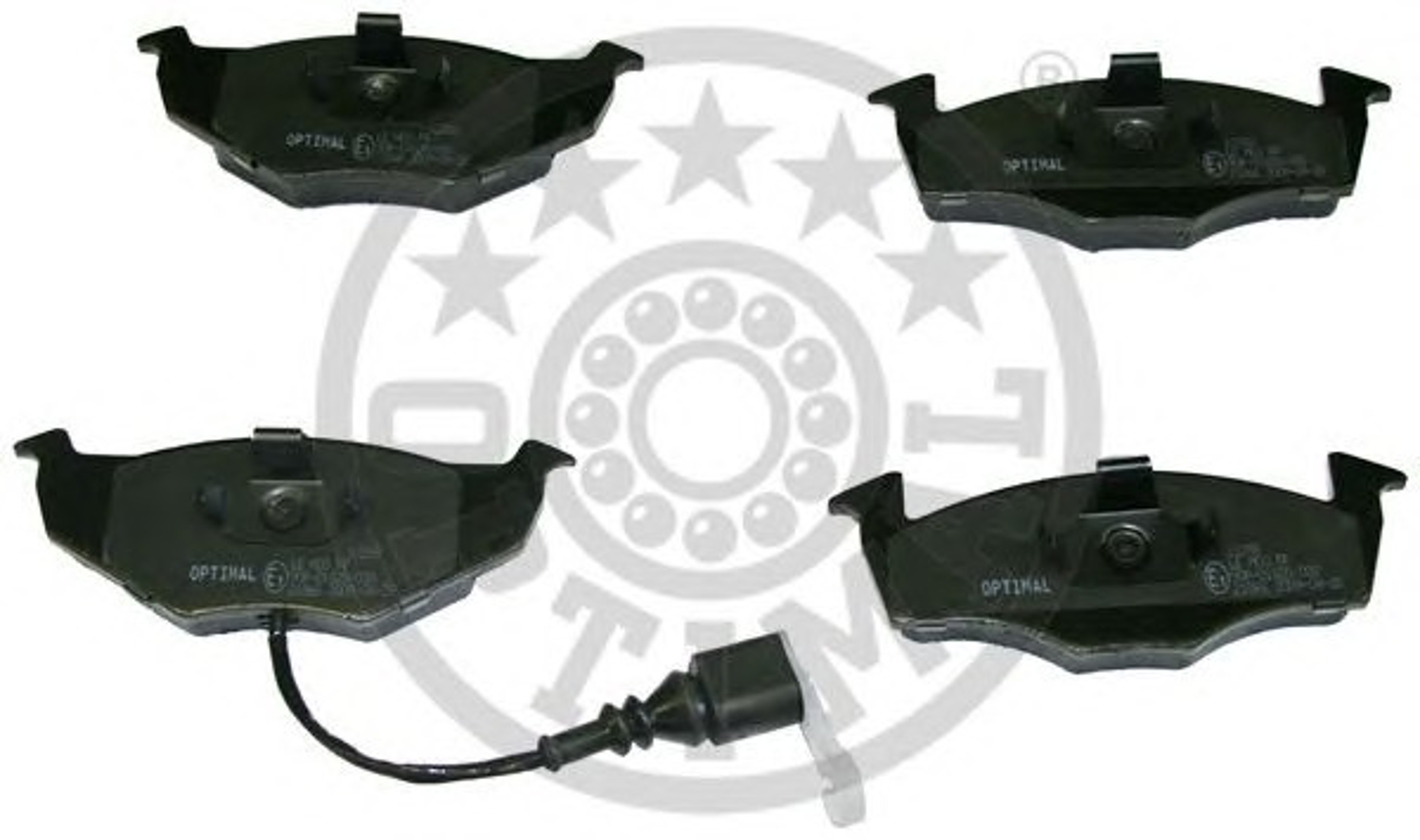Колодки тормозные дисковые OPTIMAL 12172