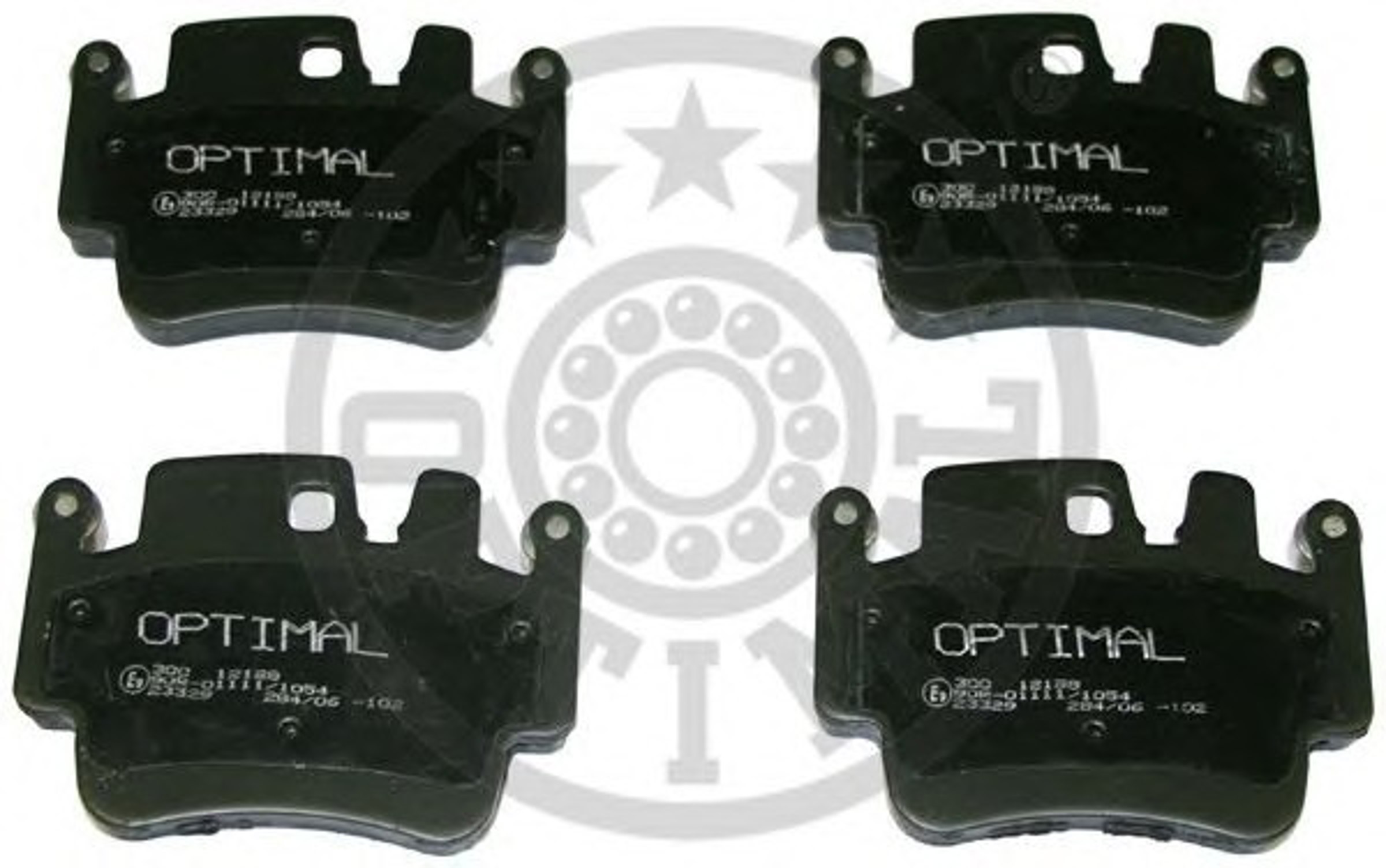 Колодки тормозные дисковые OPTIMAL 12198