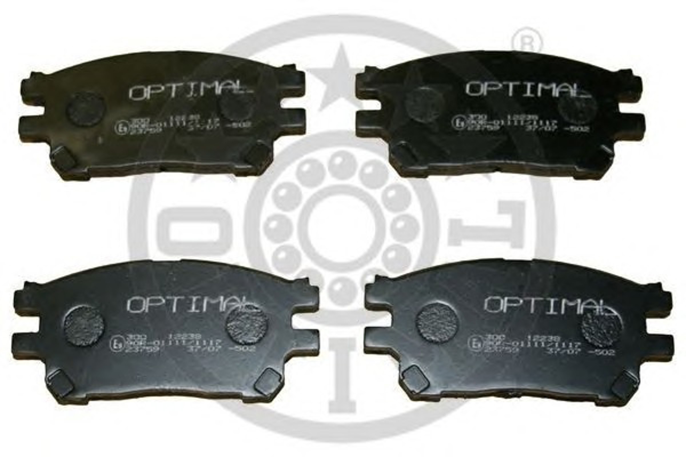 Колодки тормозные дисковые OPTIMAL 12238