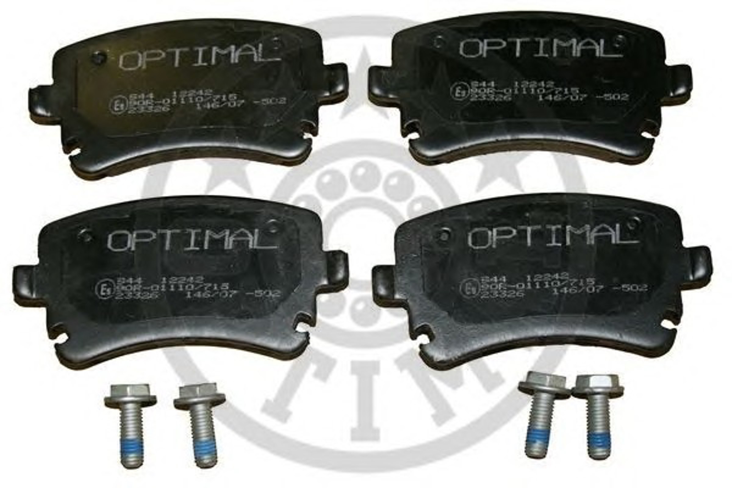 Колодки тормозные дисковые OPTIMAL 12242