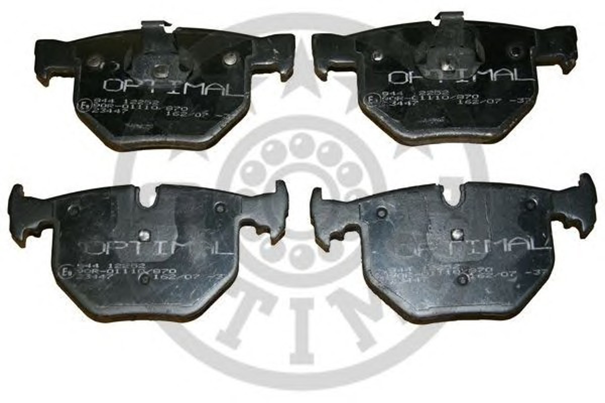 Колодки тормозные дисковые OPTIMAL 12252
