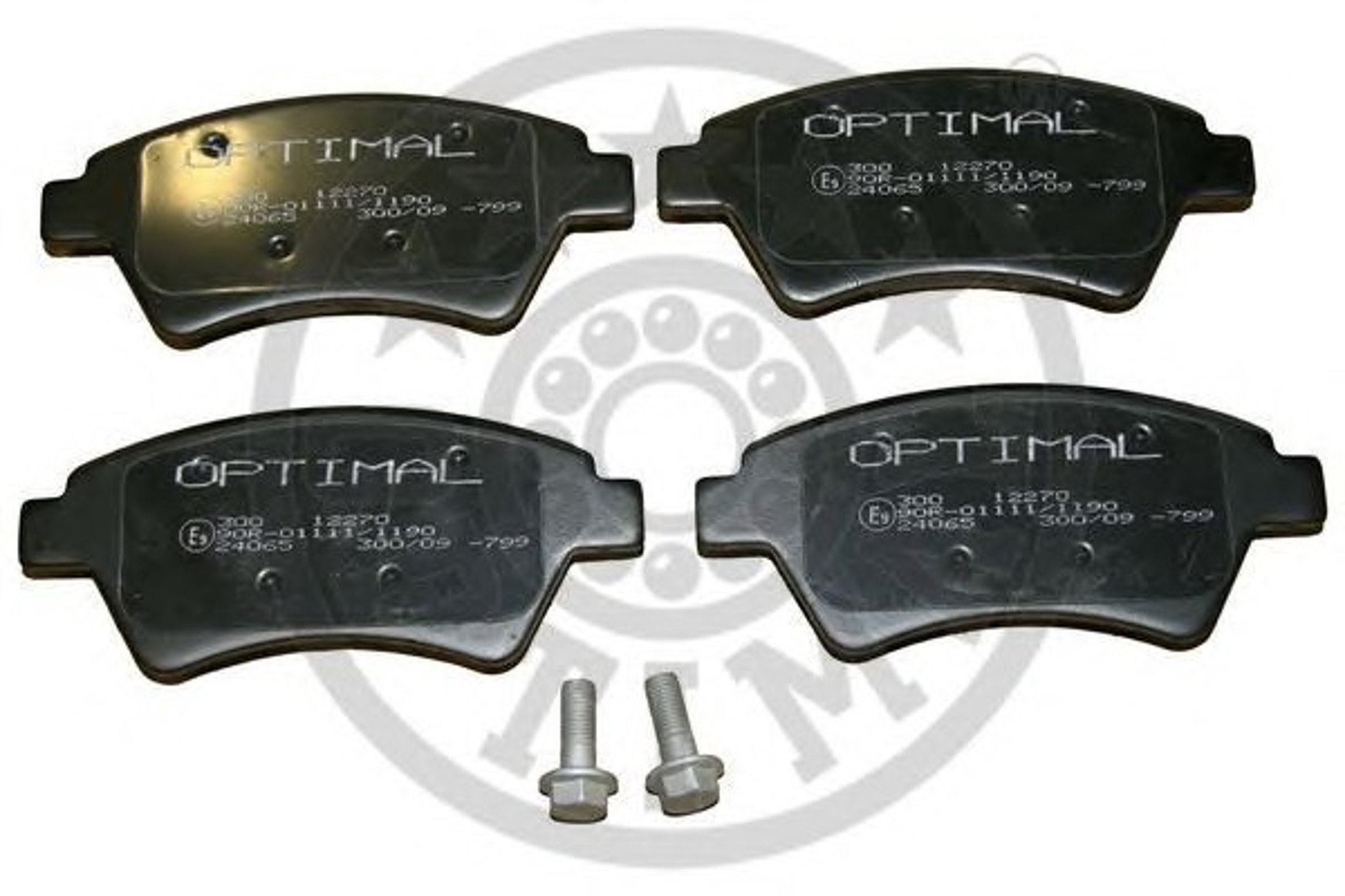 Колодки тормозные дисковые OPTIMAL 12270