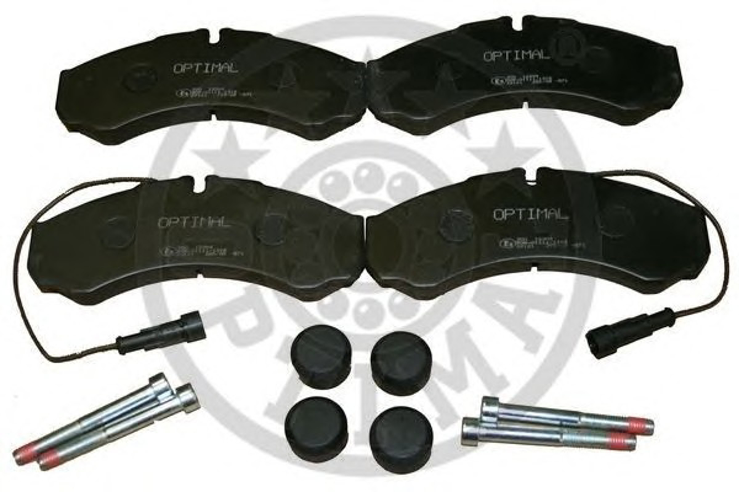 Колодки тормозные дисковые OPTIMAL 12304