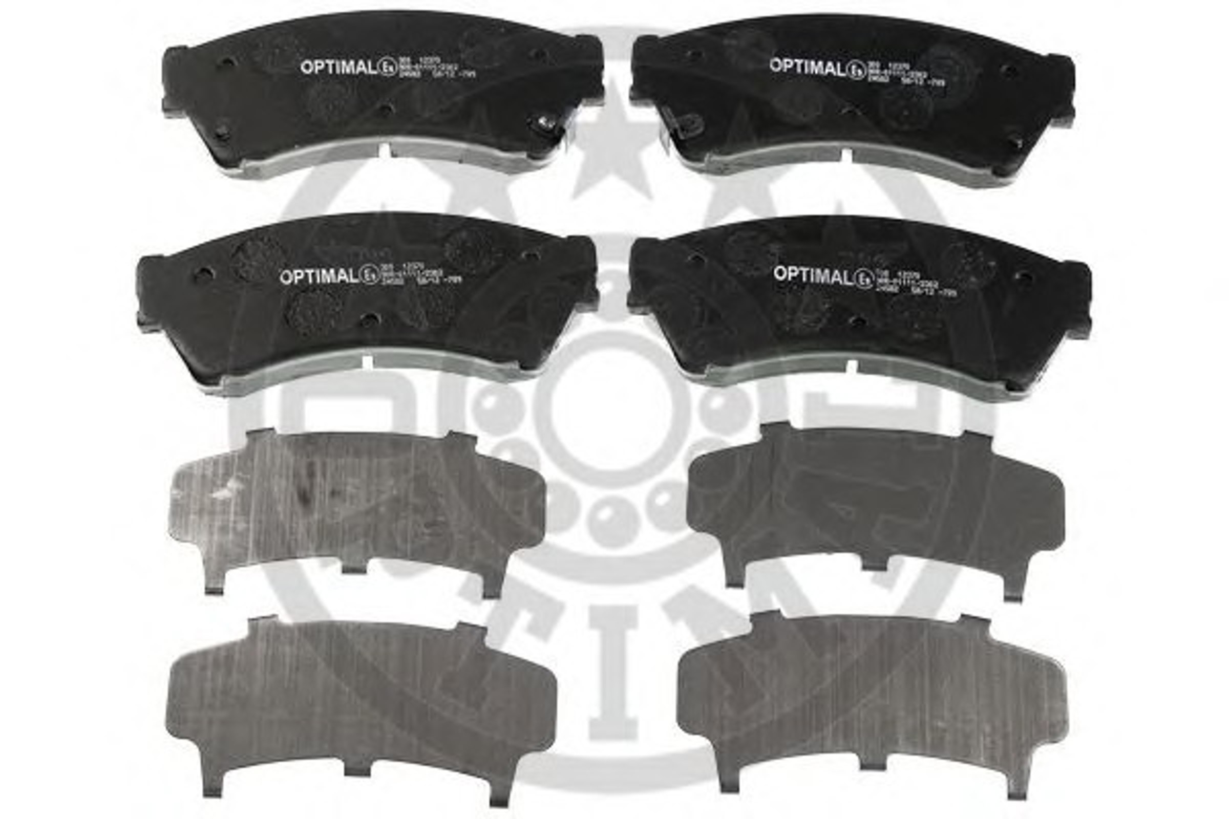 Колодки тормозные дисковые OPTIMAL 12370
