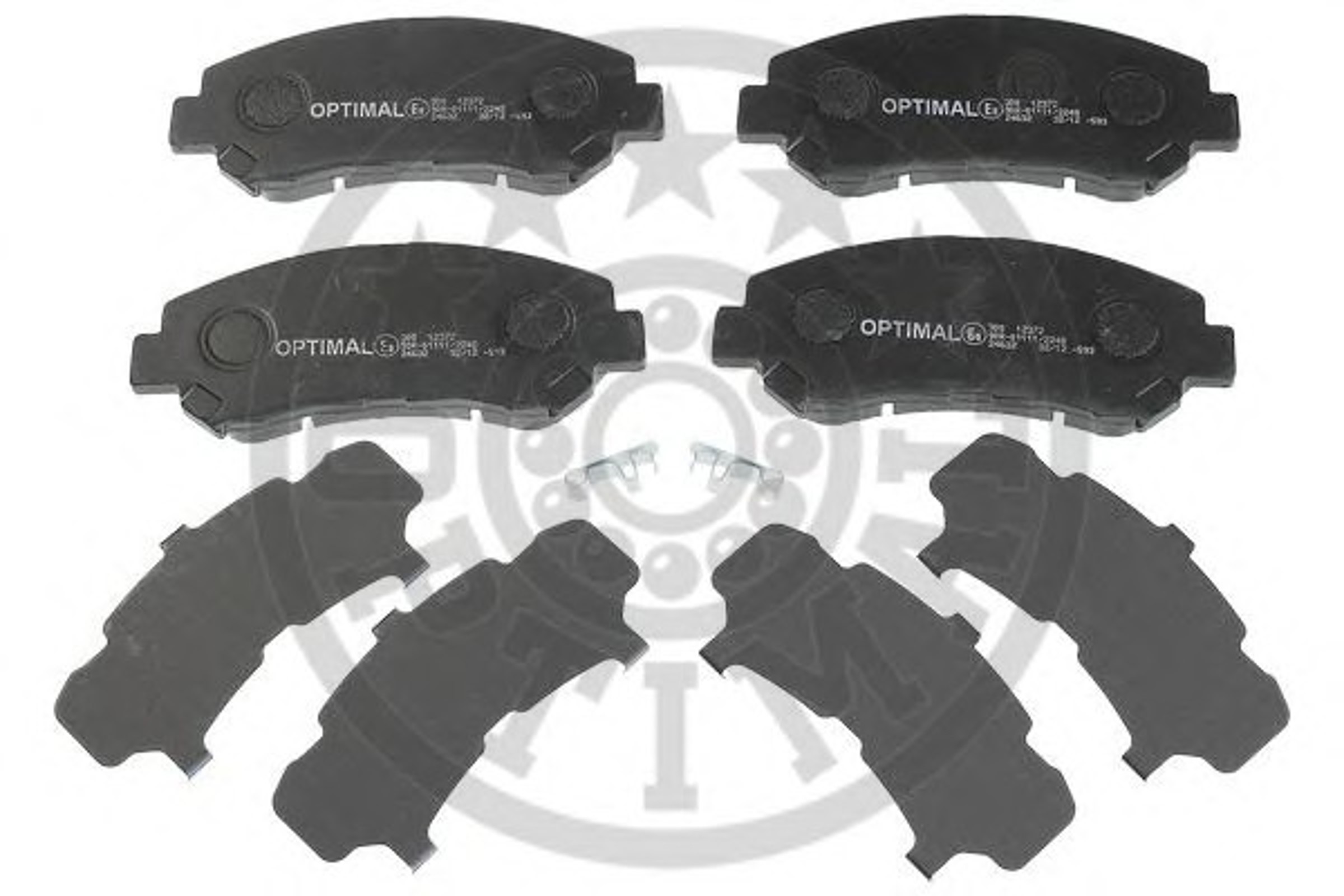 Колодки тормозные дисковые OPTIMAL 12372