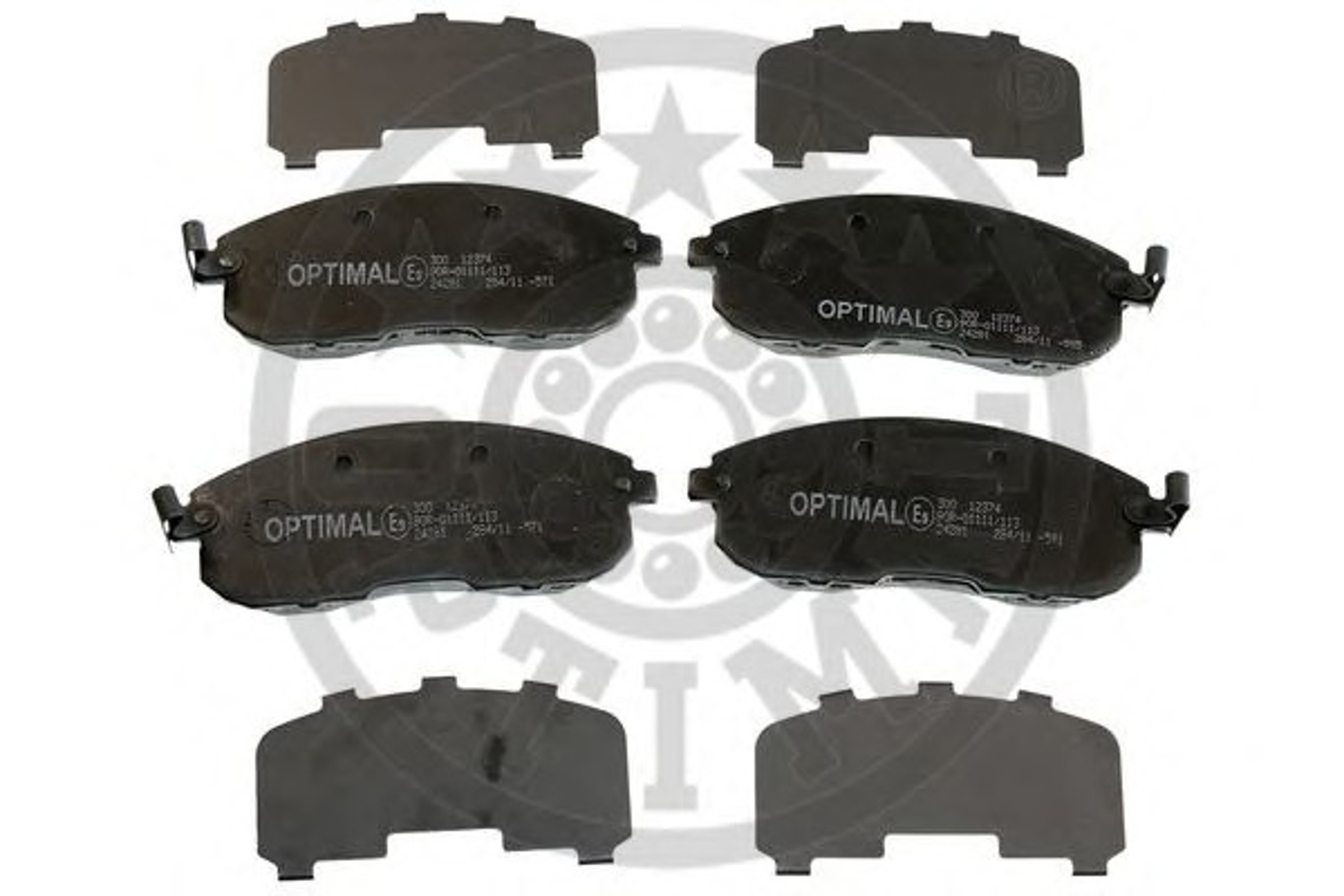 Колодки тормозные дисковые OPTIMAL 12374