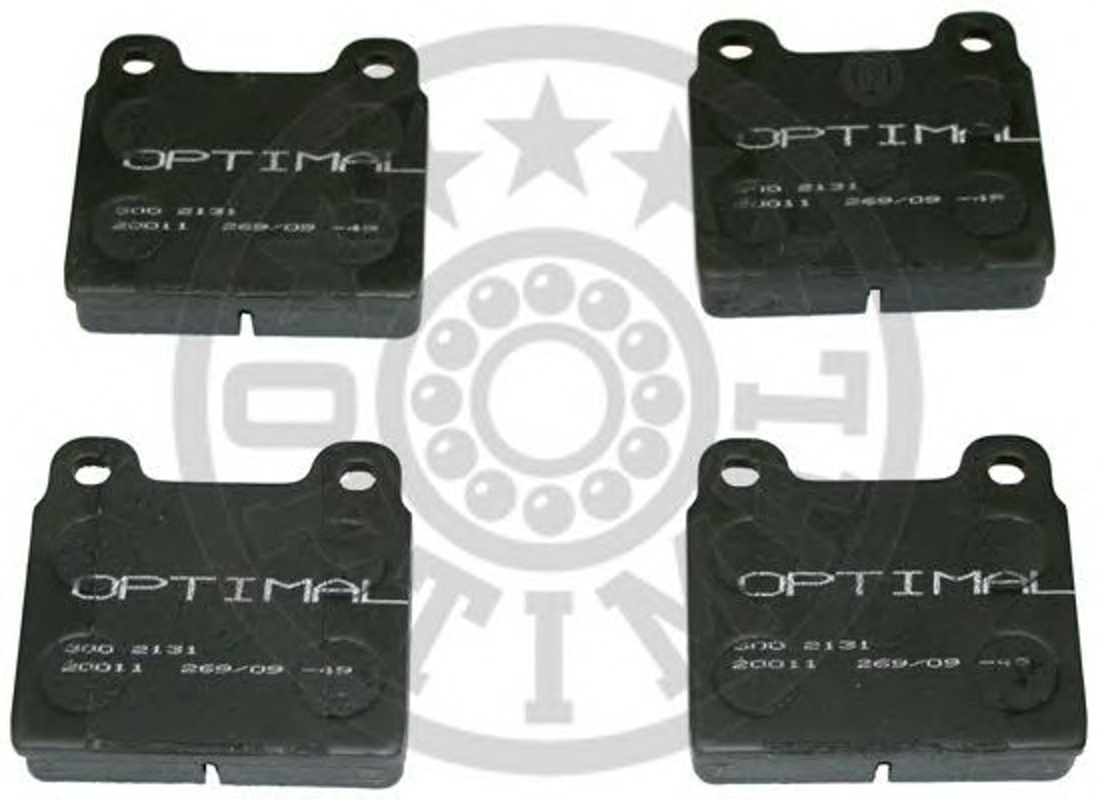 Колодки тормозные дисковые OPTIMAL 2131