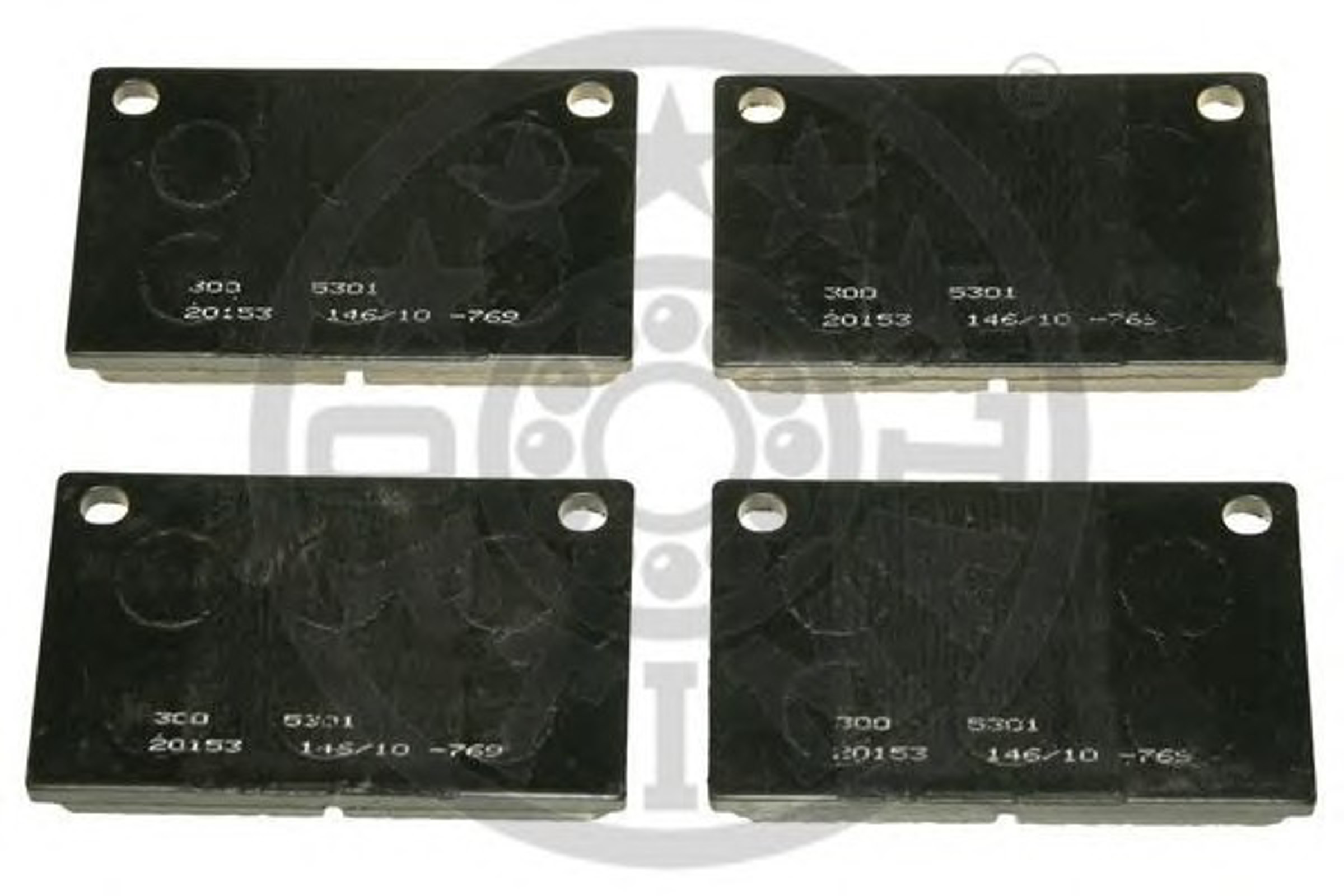 Колодки тормозные дисковые OPTIMAL 5301