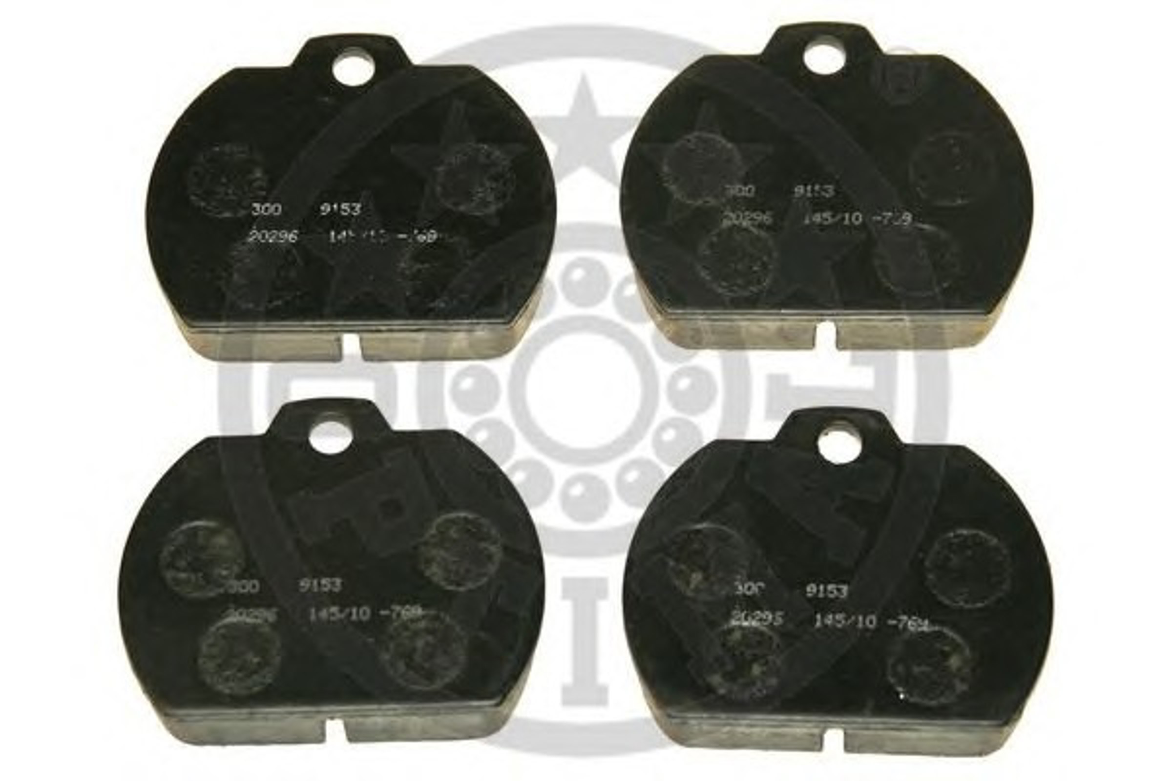 Колодки тормозные дисковые OPTIMAL 9153