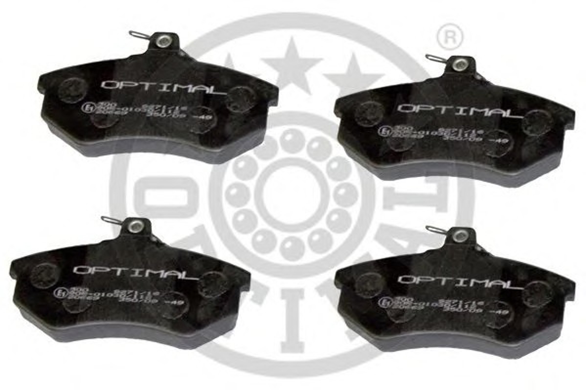 Колодки тормозные дисковые OPTIMAL 9271/16