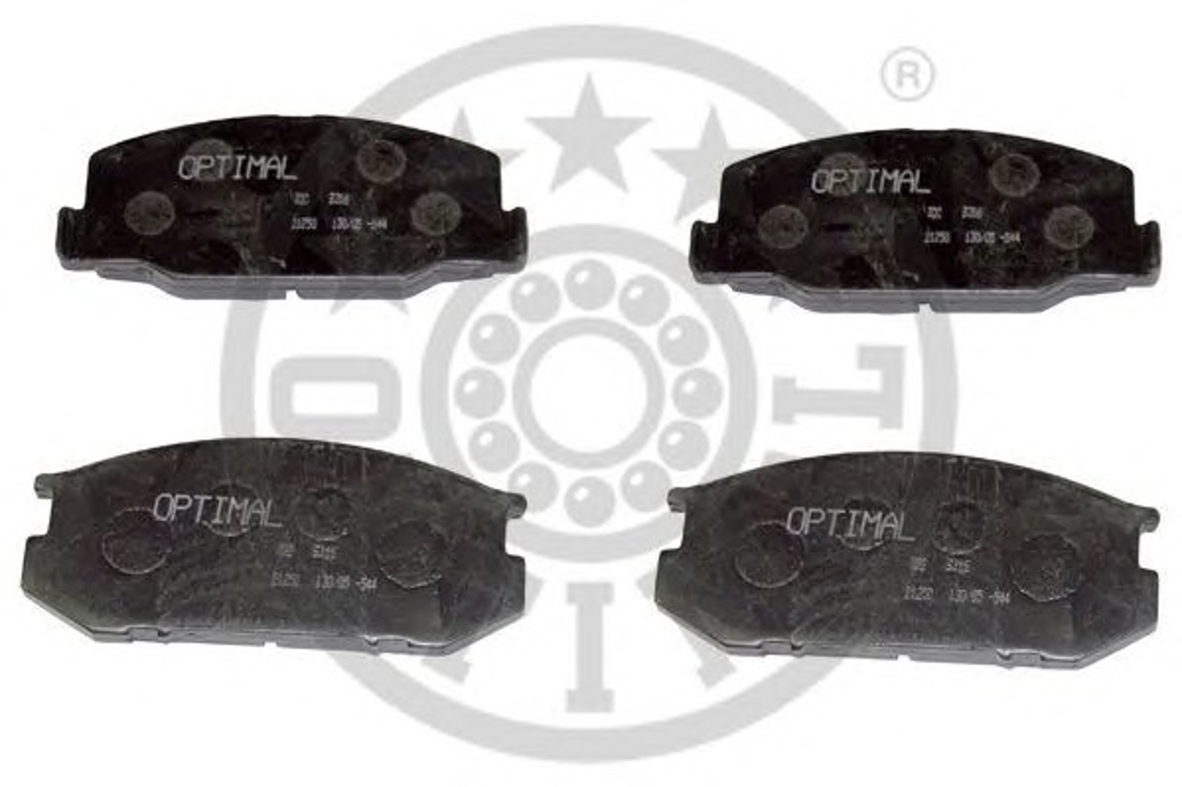 Колодки тормозные дисковые OPTIMAL 9316