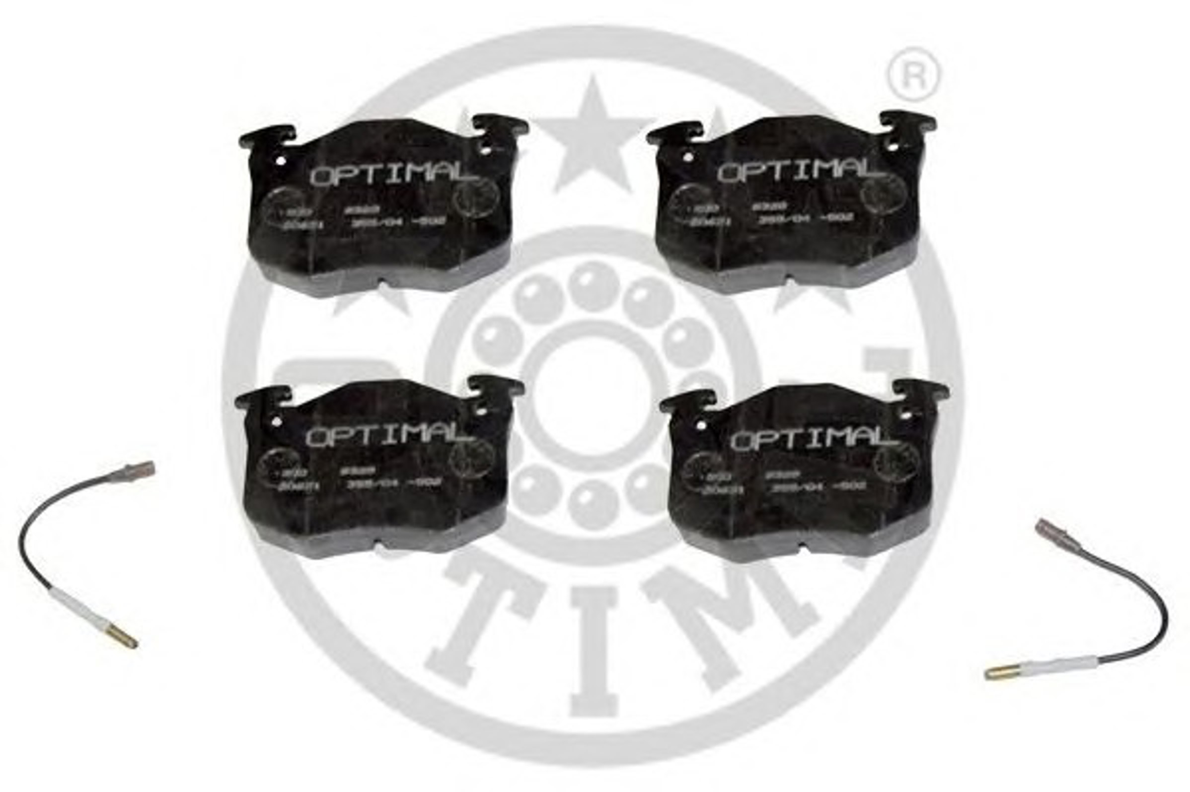 Колодки тормозные дисковые OPTIMAL 9329