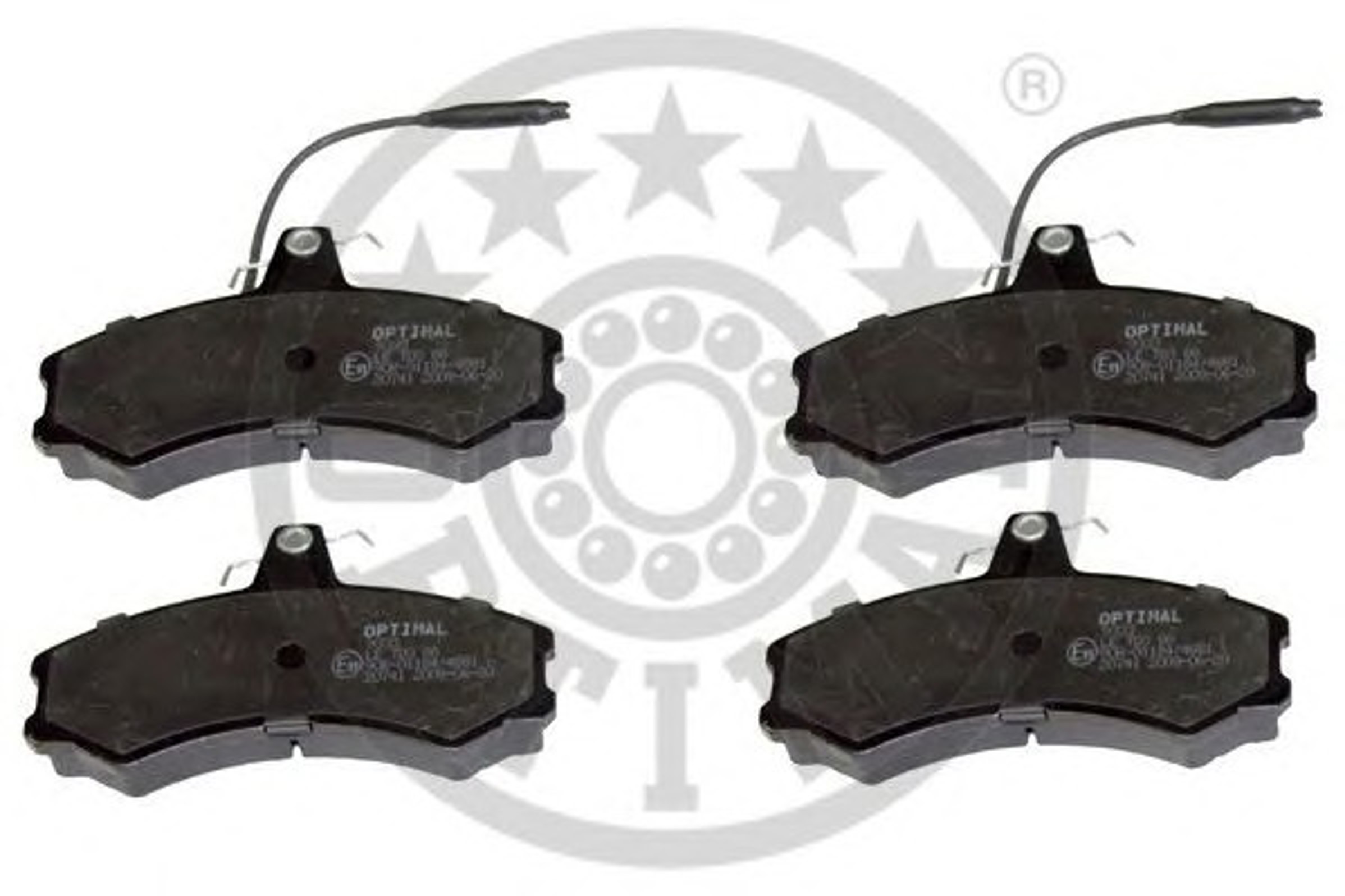 Колодки тормозные дисковые OPTIMAL 9333