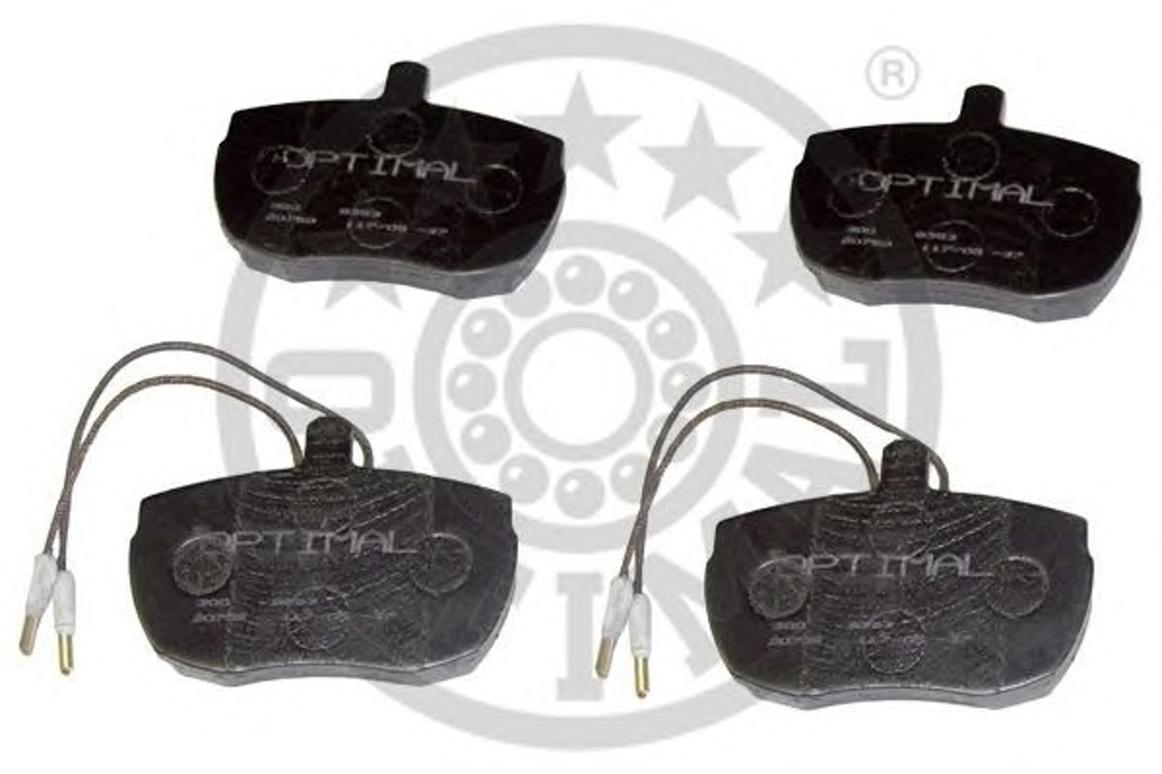Колодки тормозные дисковые OPTIMAL 9353