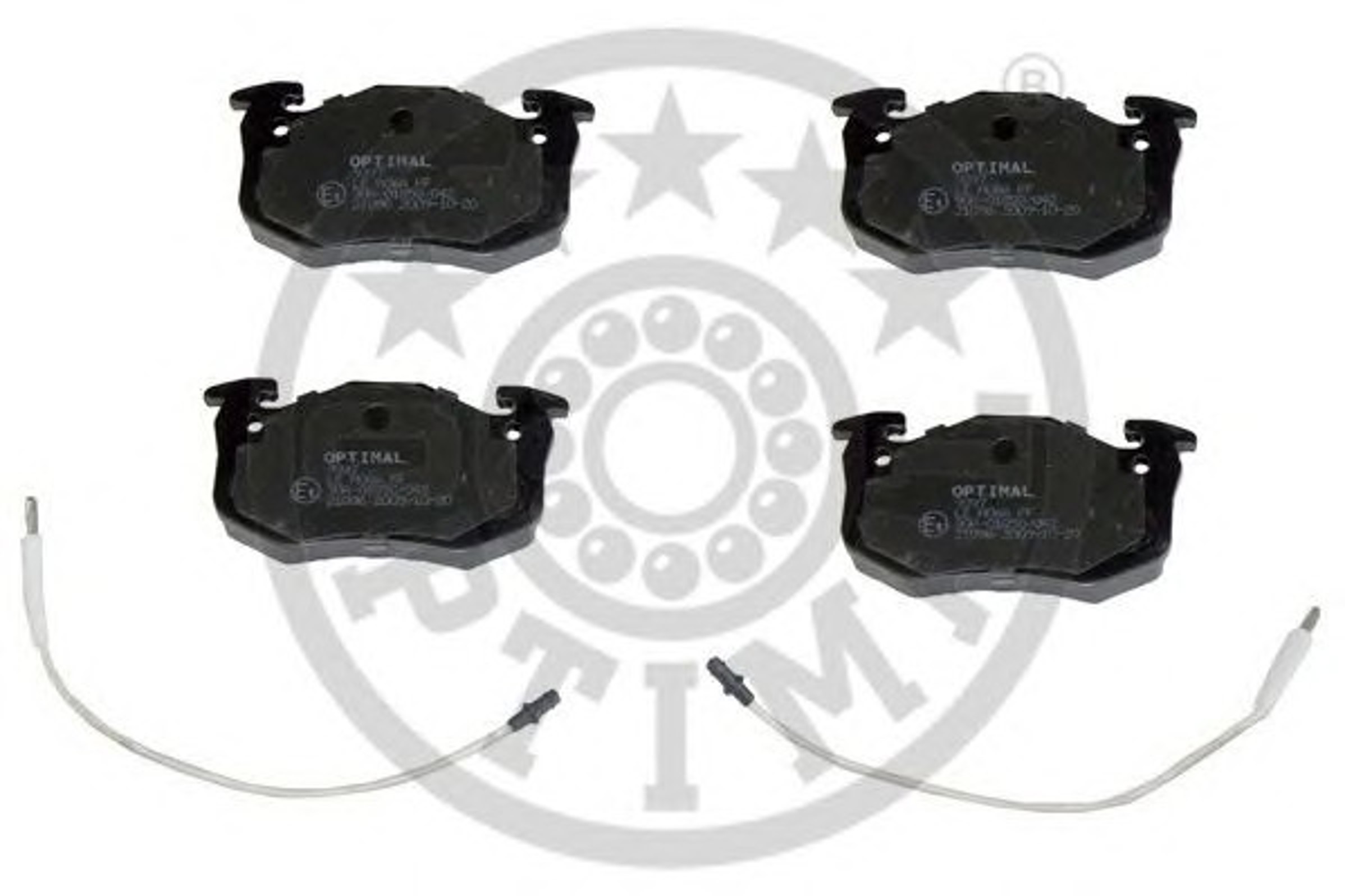 Колодки тормозные дисковые OPTIMAL 9397