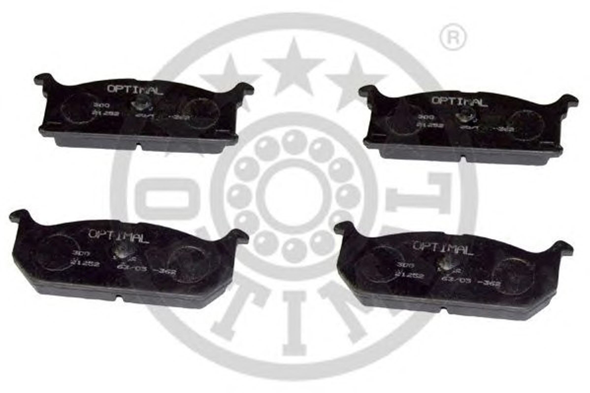 Колодки тормозные дисковые OPTIMAL 9402
