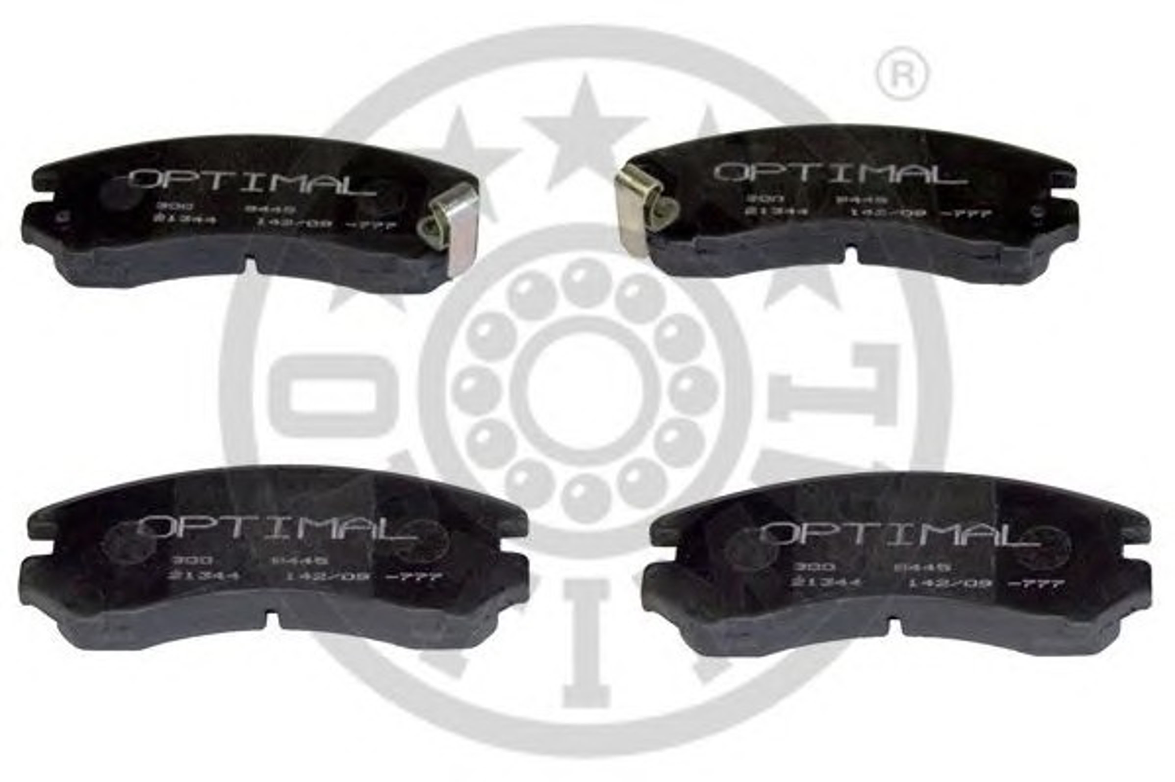 Колодки тормозные дисковые OPTIMAL 9445