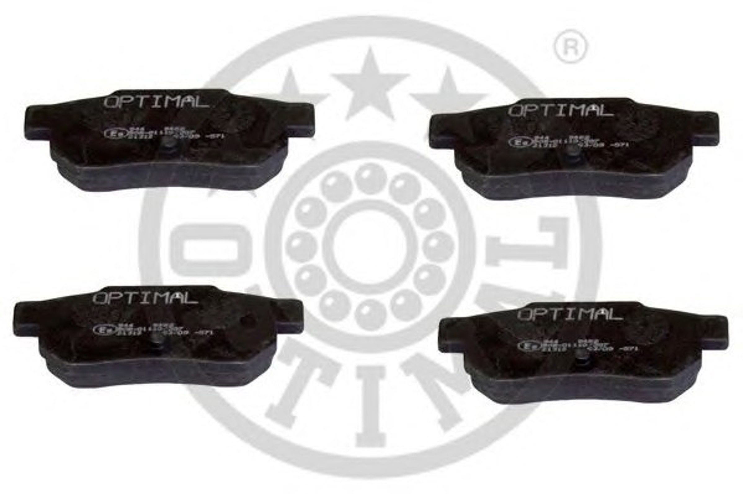 Колодки тормозные дисковые OPTIMAL 9462