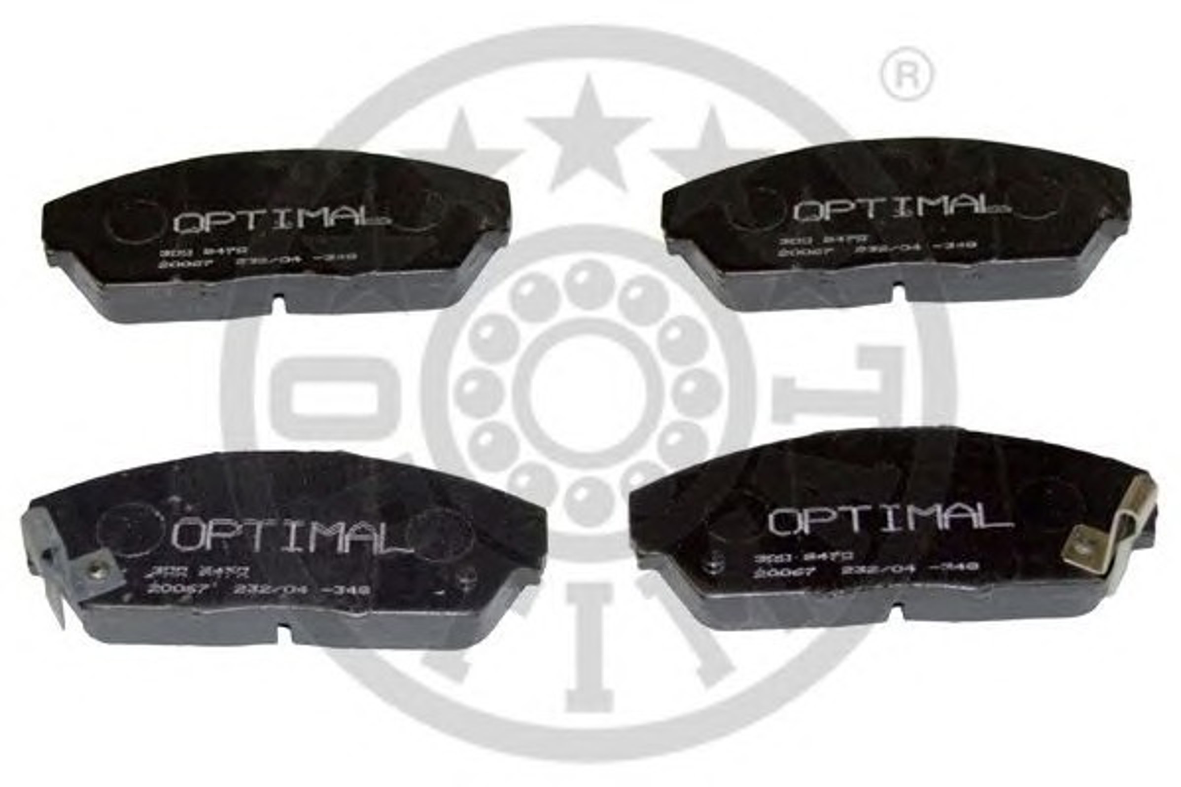 Колодки тормозные дисковые OPTIMAL 9470
